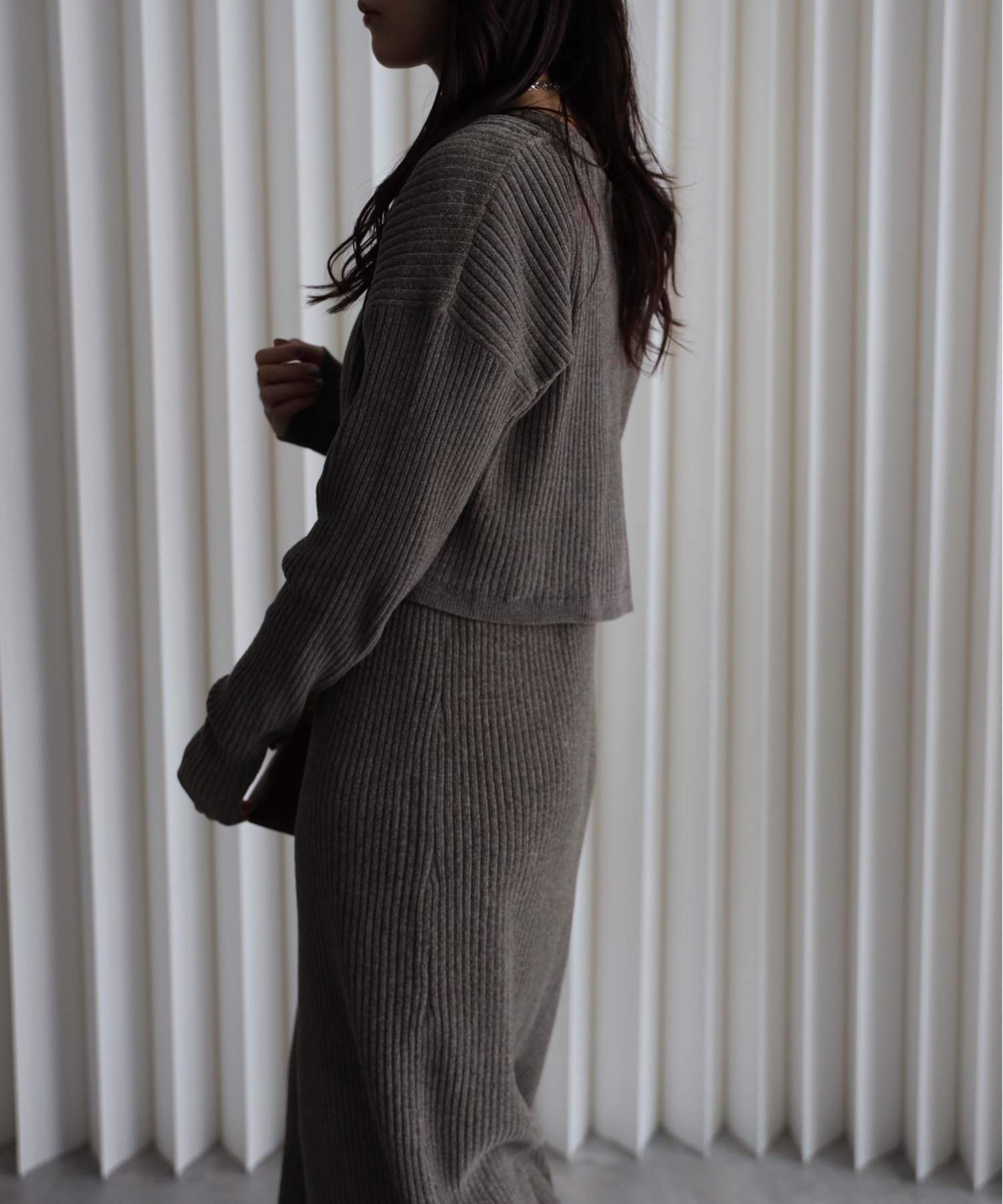 model：164cm. 着用サイズ：FREE