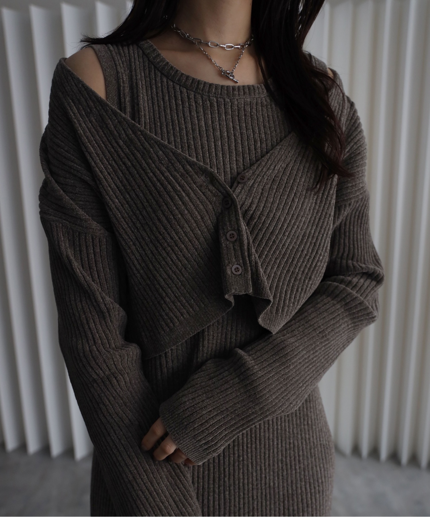 model：164cm. 着用サイズ：FREE