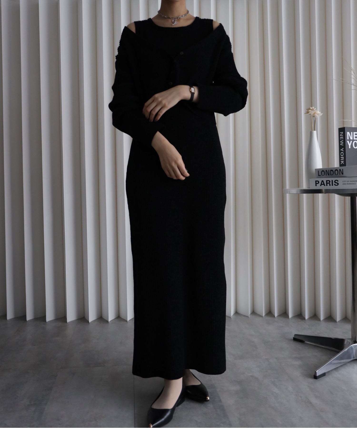 model：164cm. 着用サイズ：FREE
