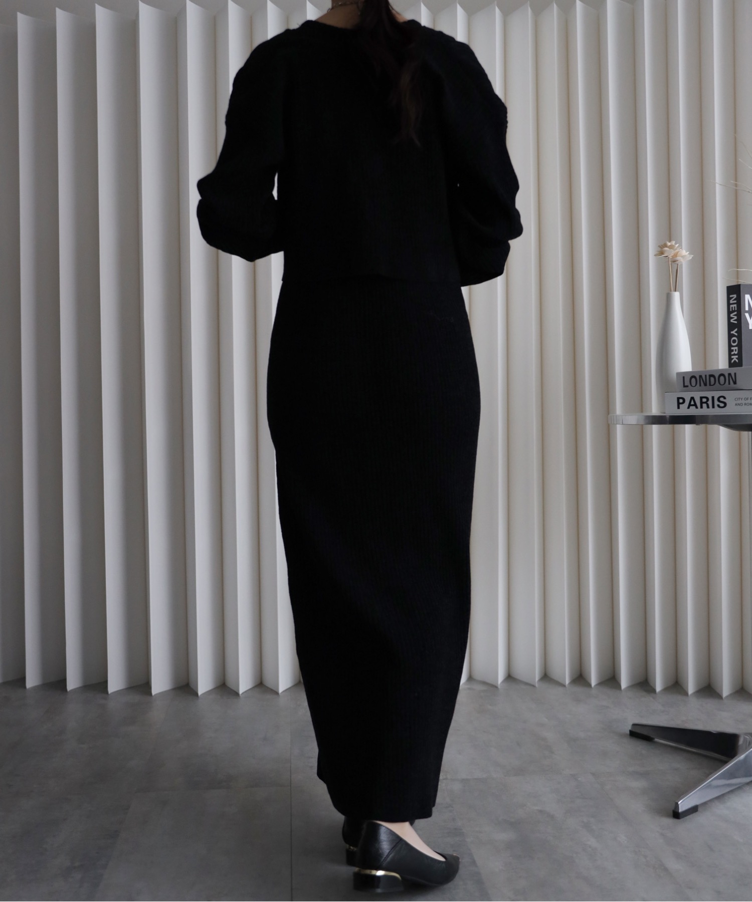 model：164cm. 着用サイズ：FREE