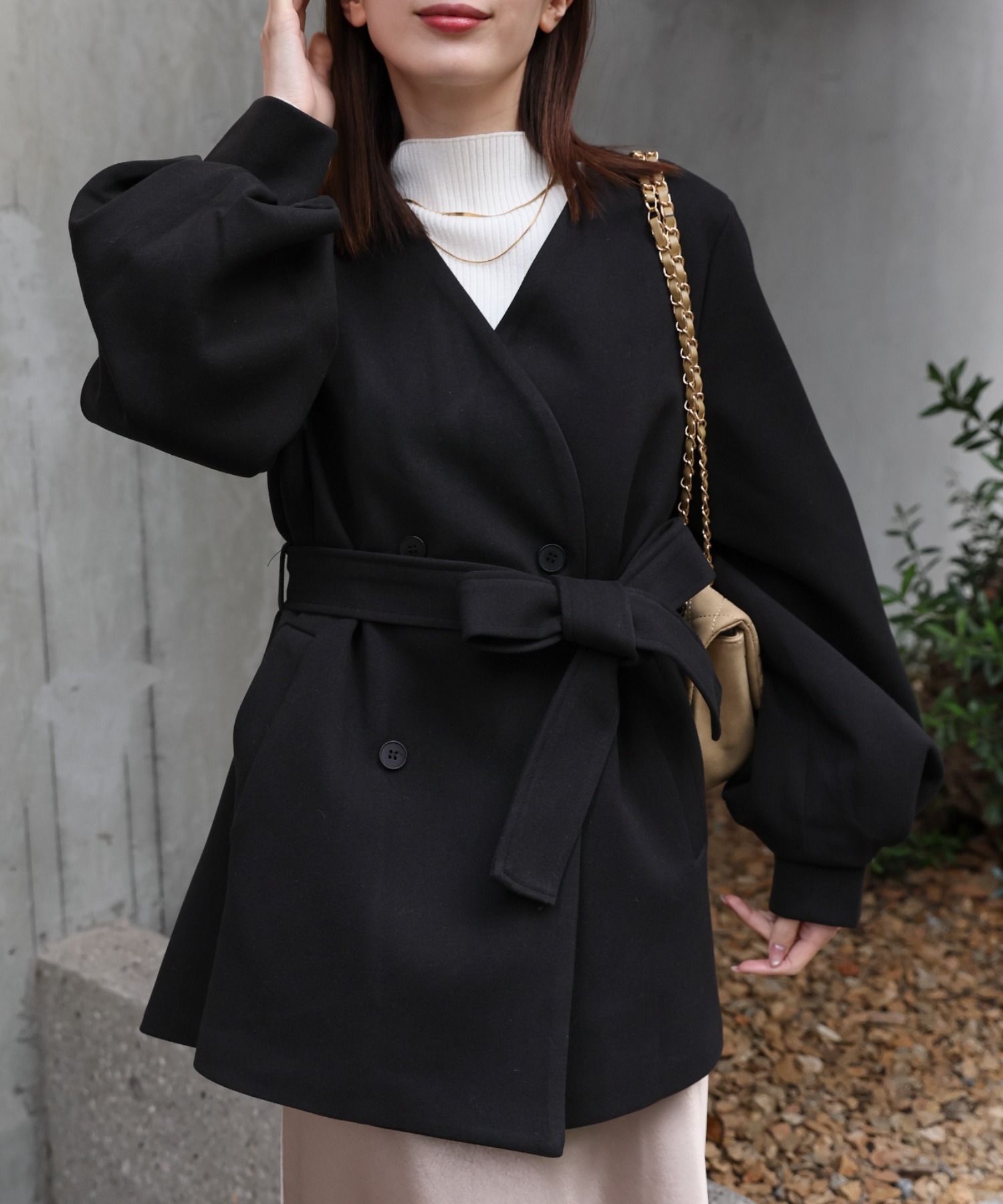 model:162cm　着用サイズ:F