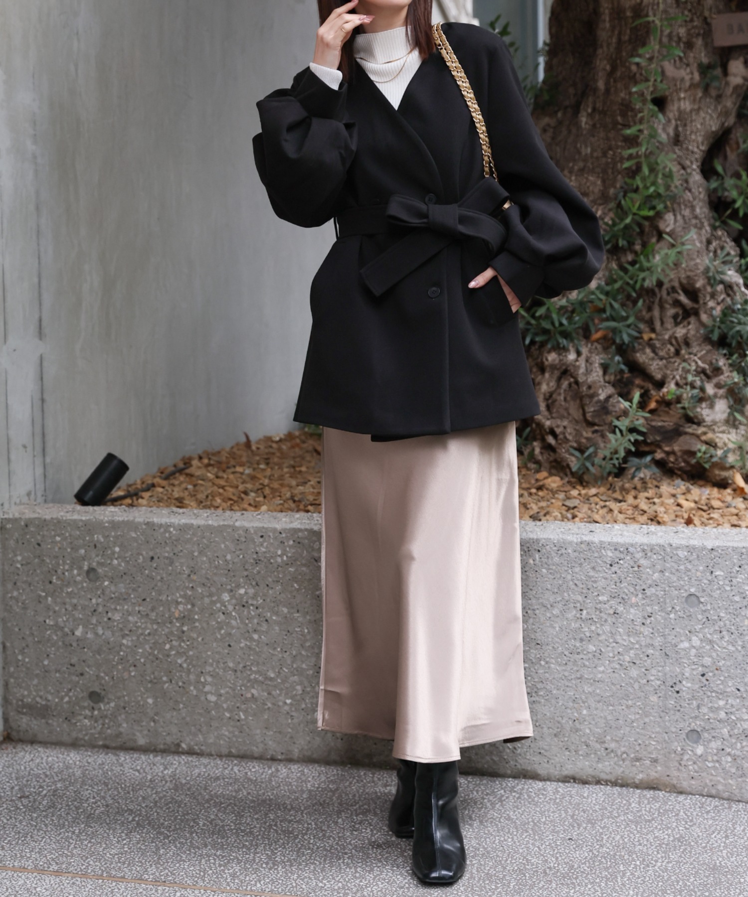 model:162cm　着用サイズ:F