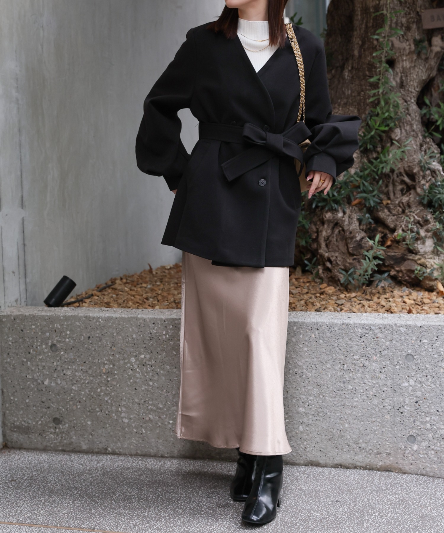 model:162cm　着用サイズ:F