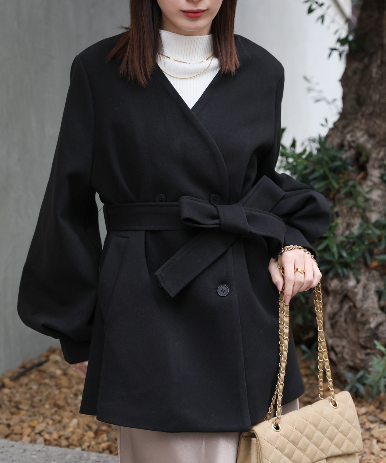 model:162cm　着用サイズ:F
