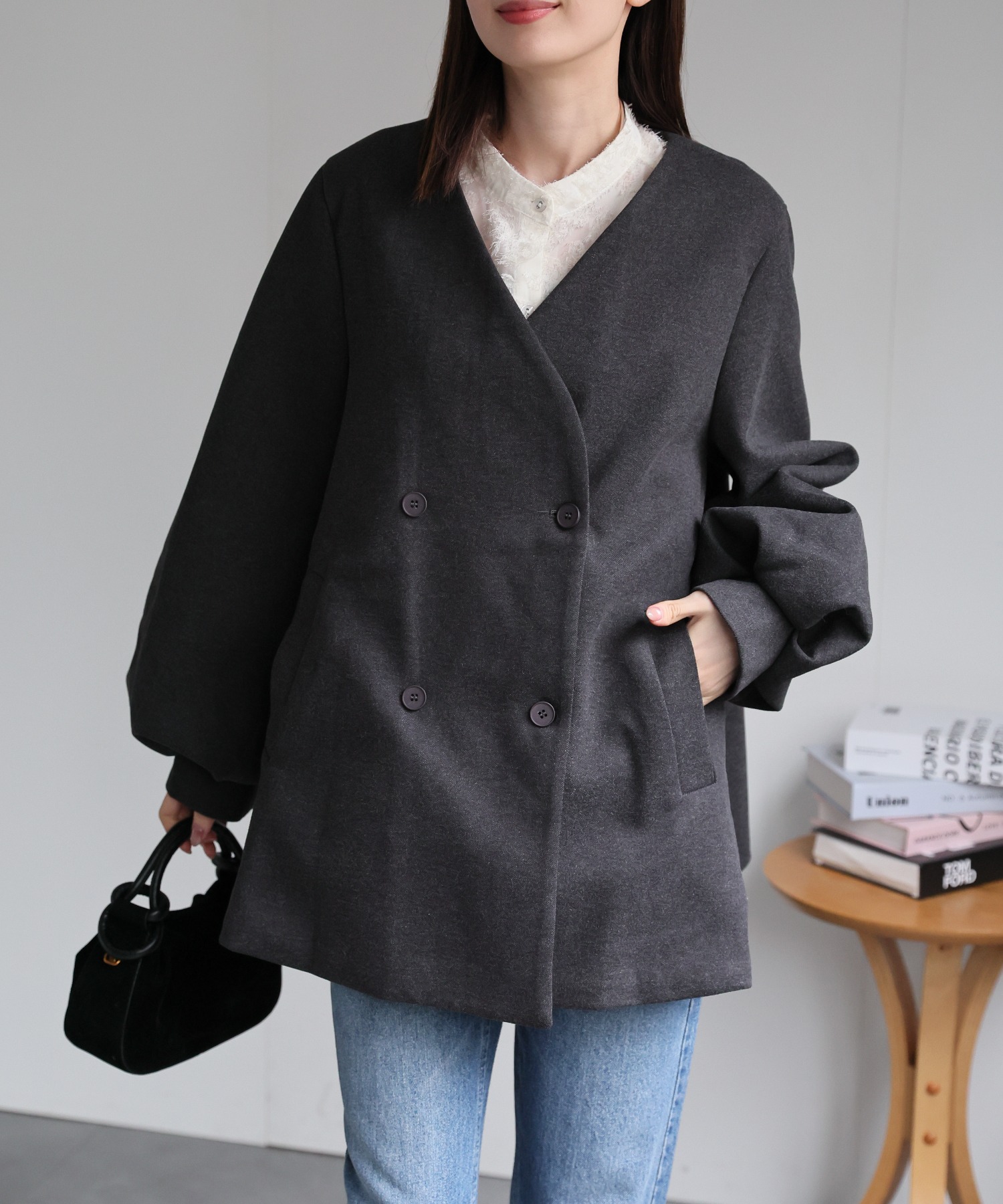 model:162cm　着用サイズ:F