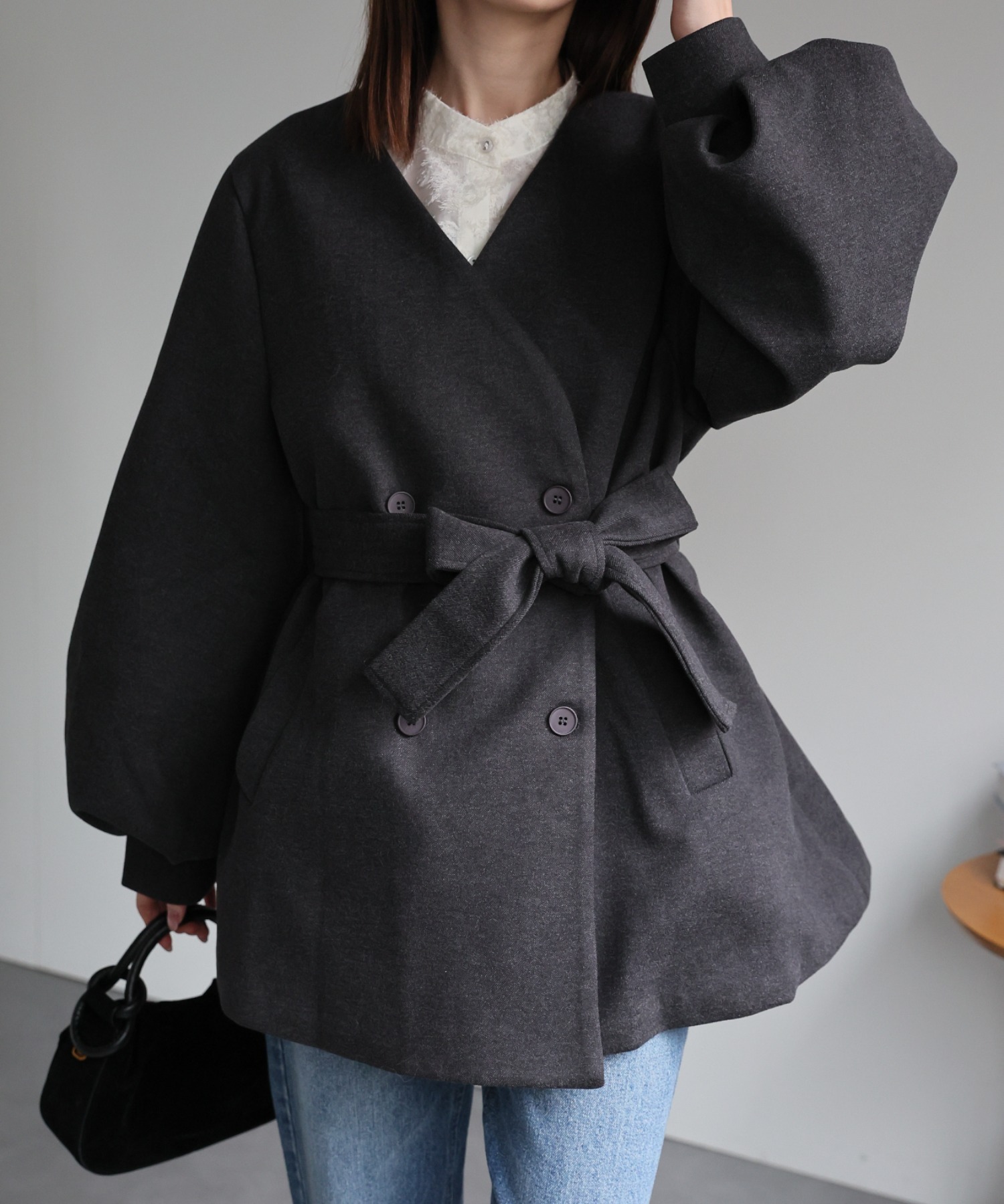 model:162cm　着用サイズ:F