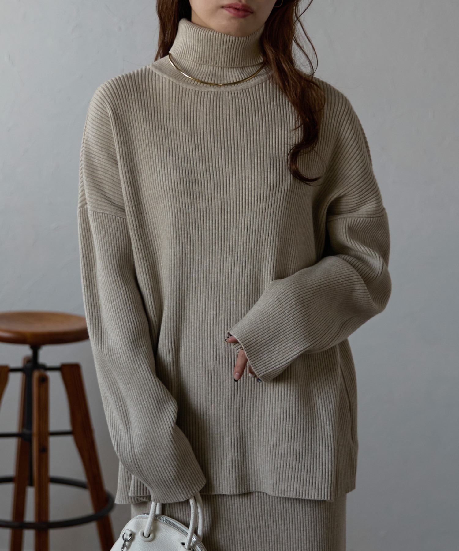 model：158cm 着用サイズ：FREE