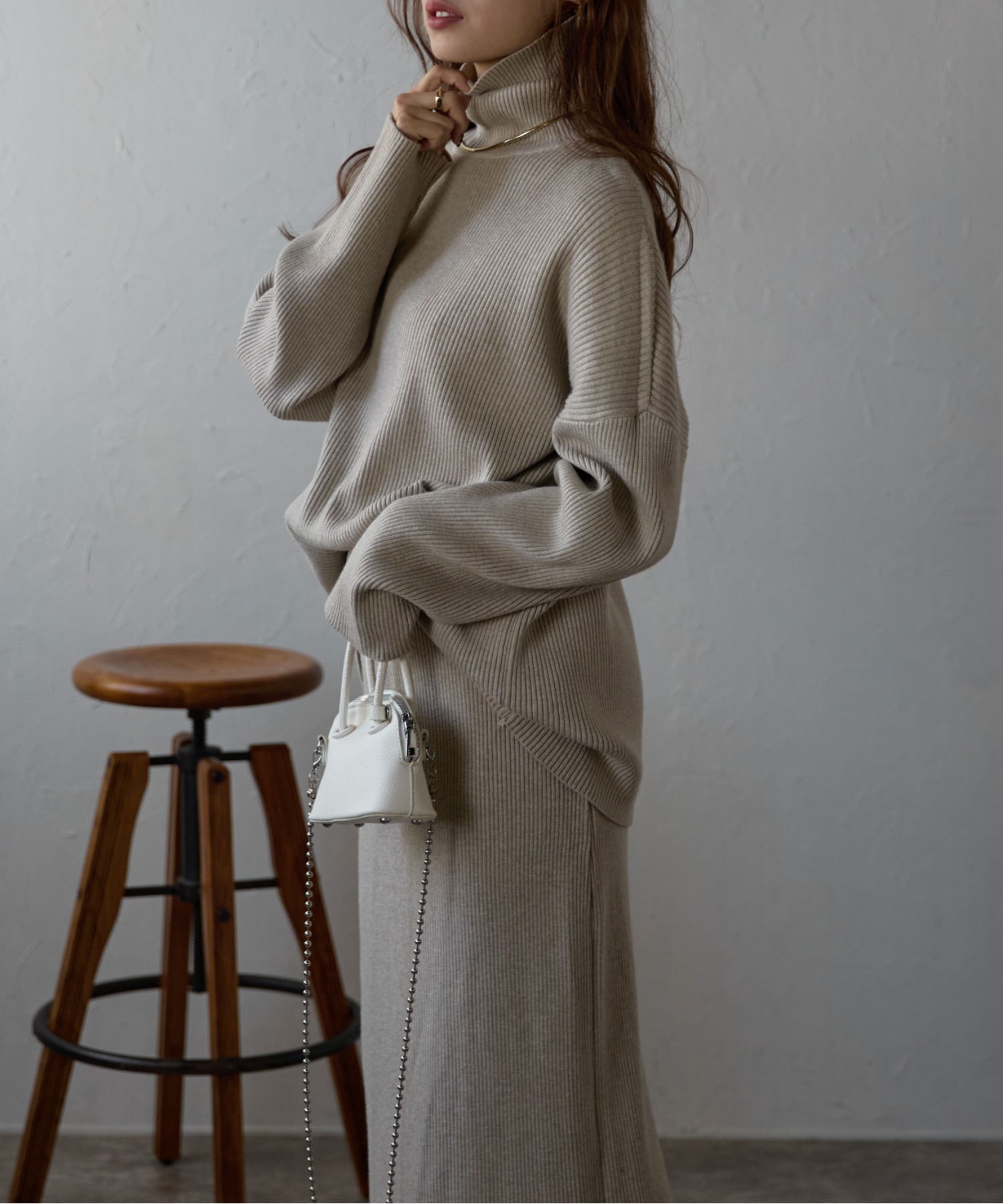 model：158cm 着用サイズ：FREE