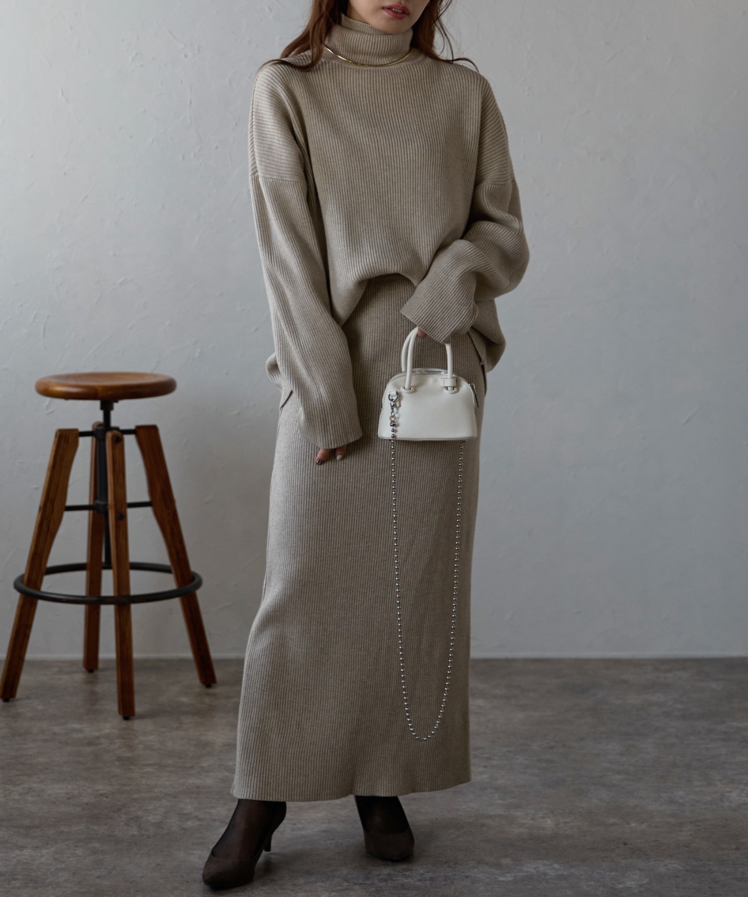 model：158cm 着用サイズ：FREE