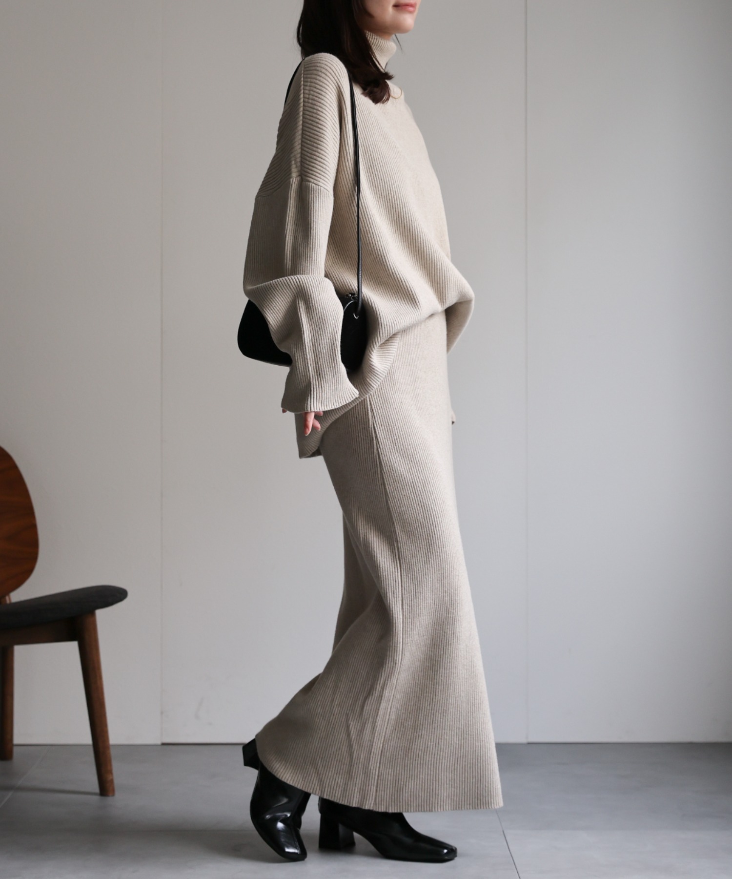 model：156cm 着用サイズ：FREE