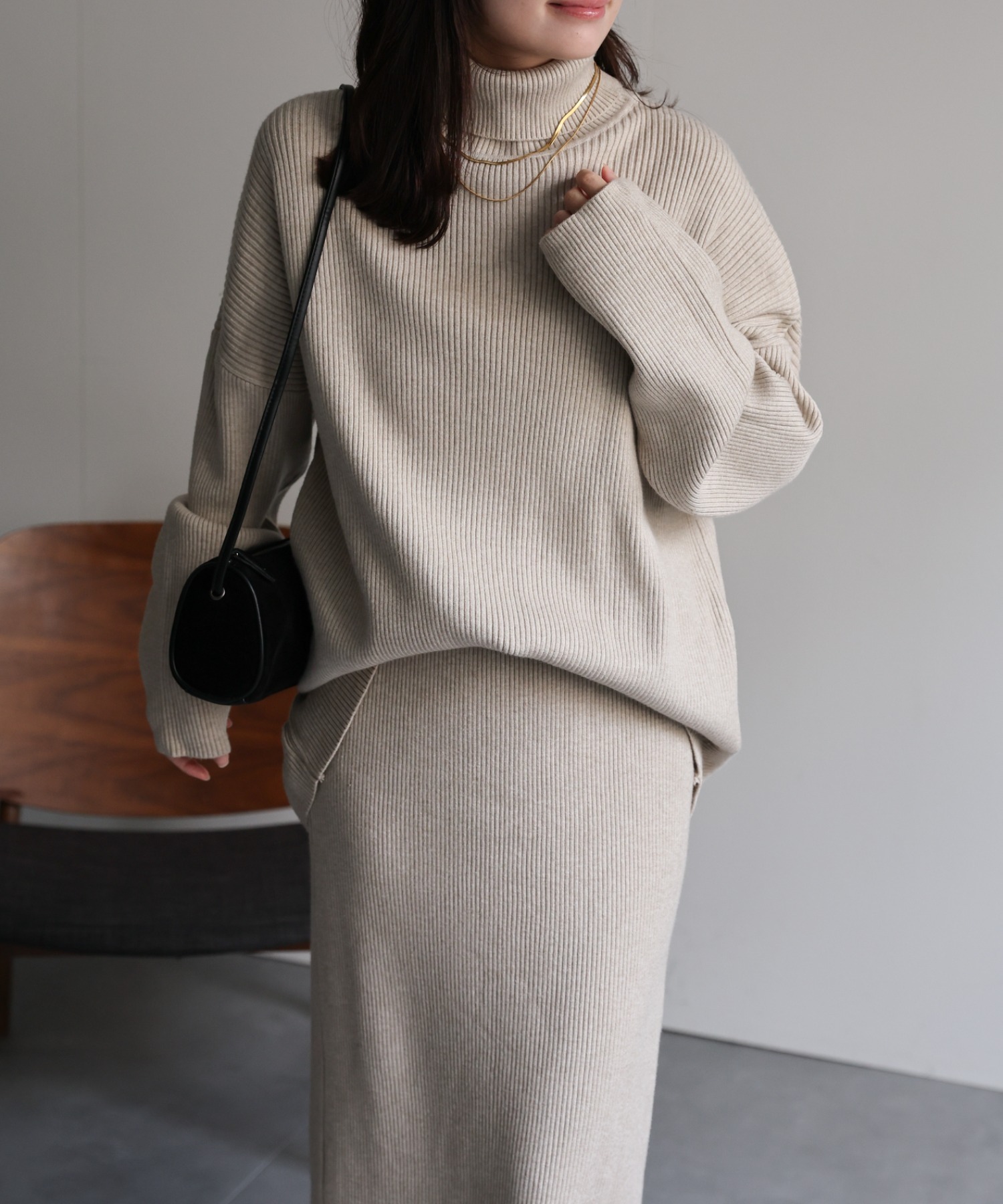 model：156cm 着用サイズ：FREE