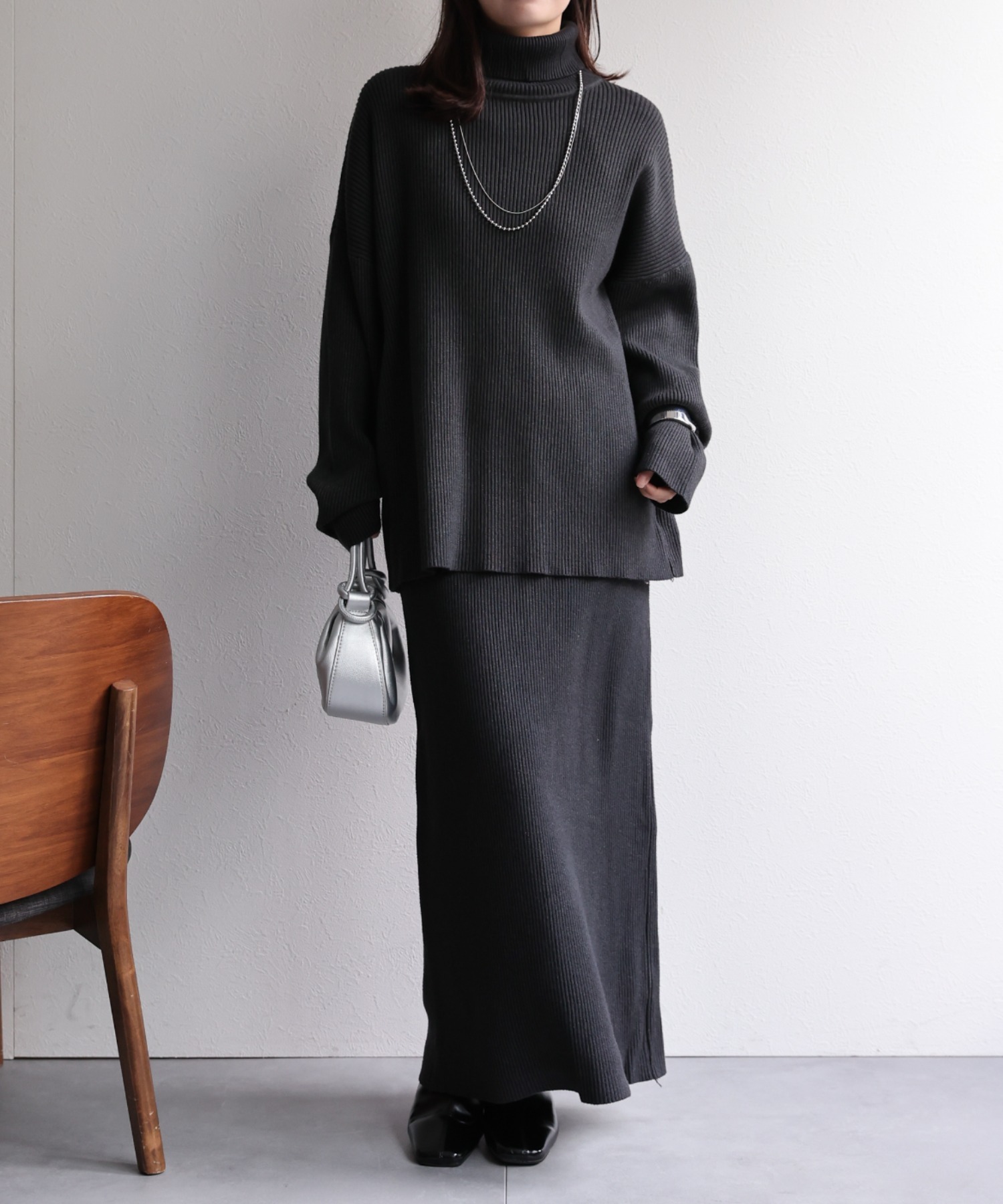 model：156cm 着用サイズ：FREE