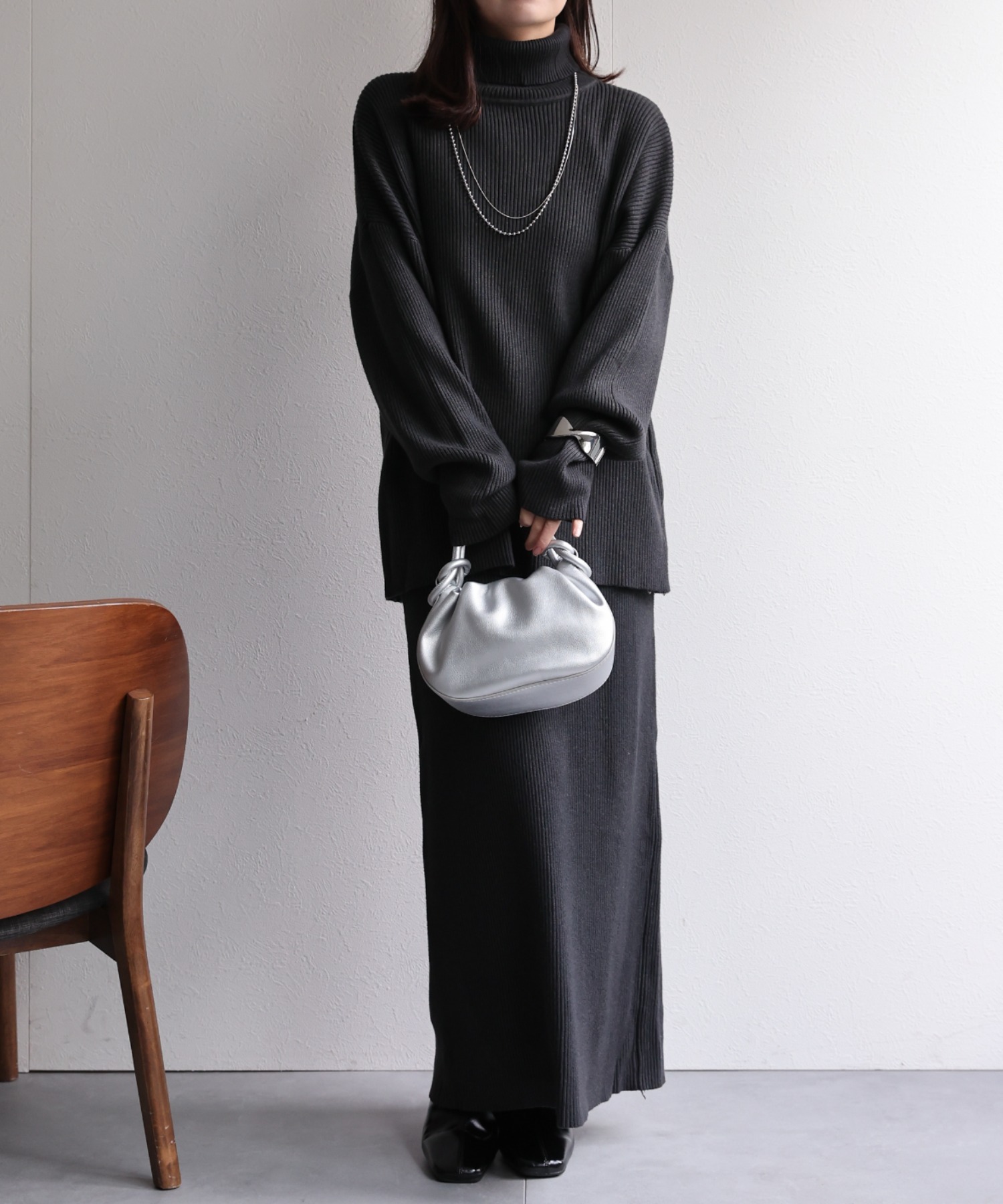 model：156cm 着用サイズ：FREE
