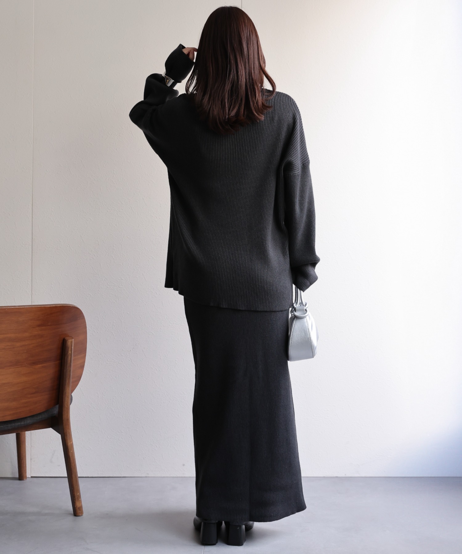 model：156cm 着用サイズ：FREE