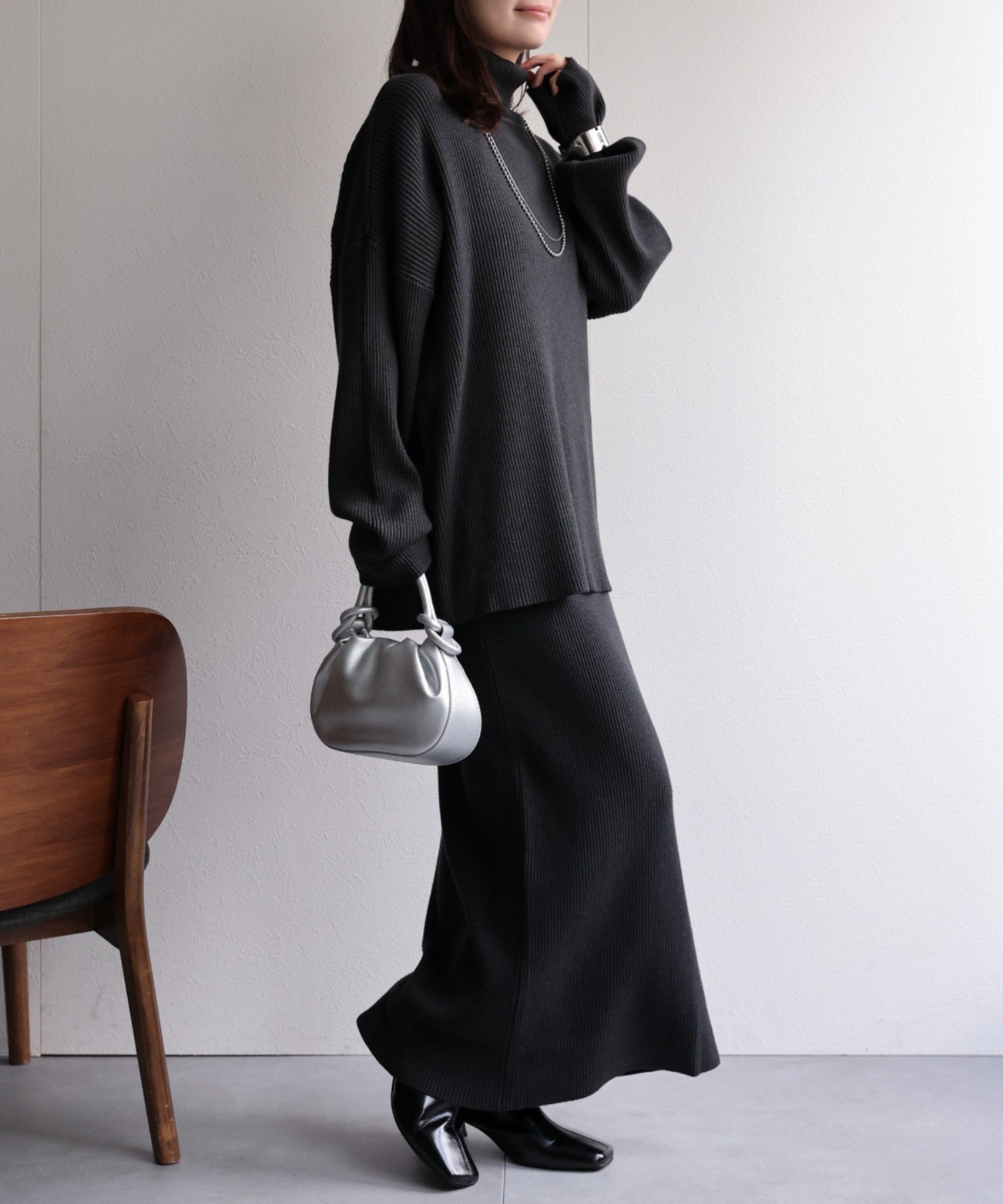 model：156cm 着用サイズ：FREE