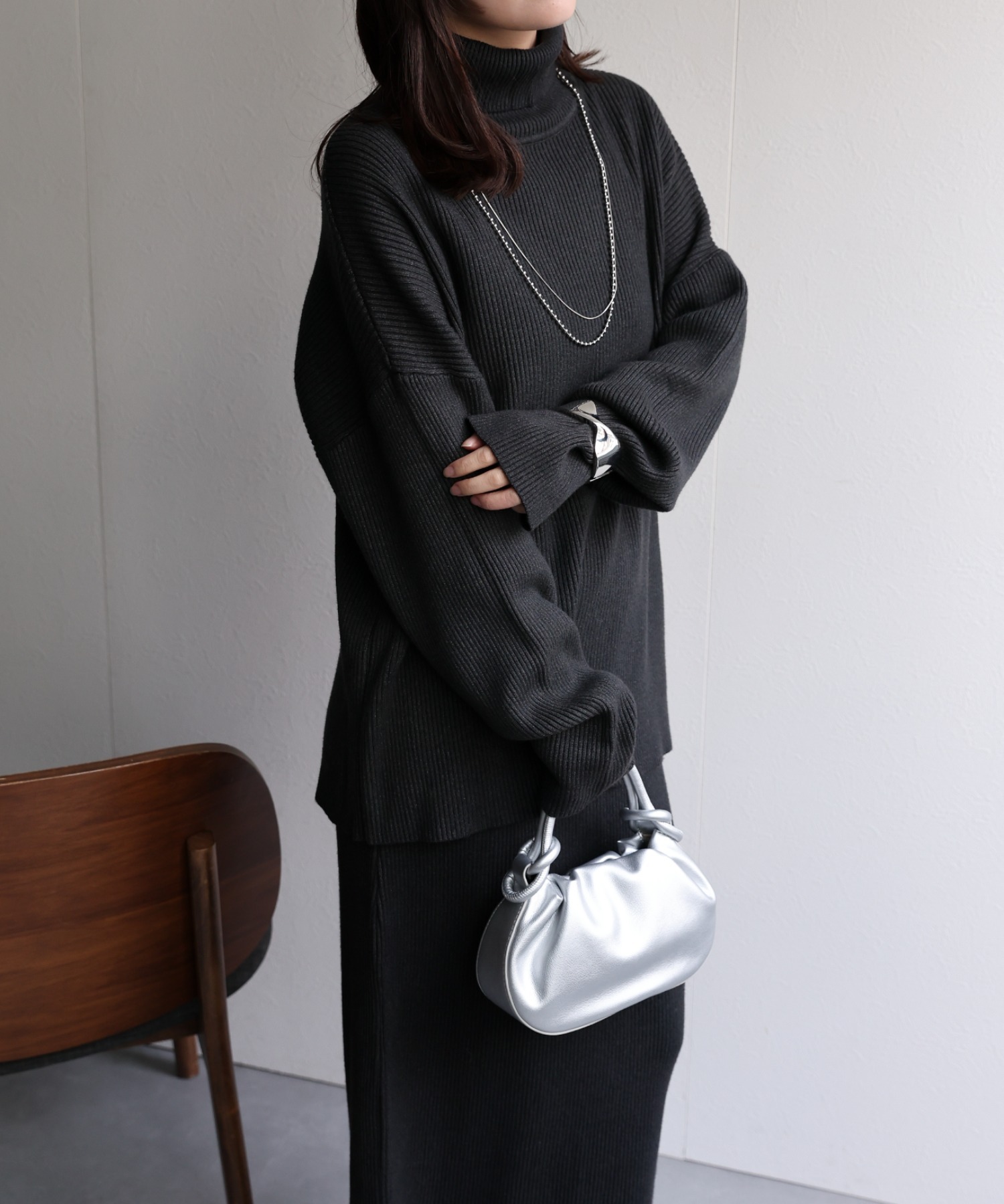 model：156cm 着用サイズ：FREE