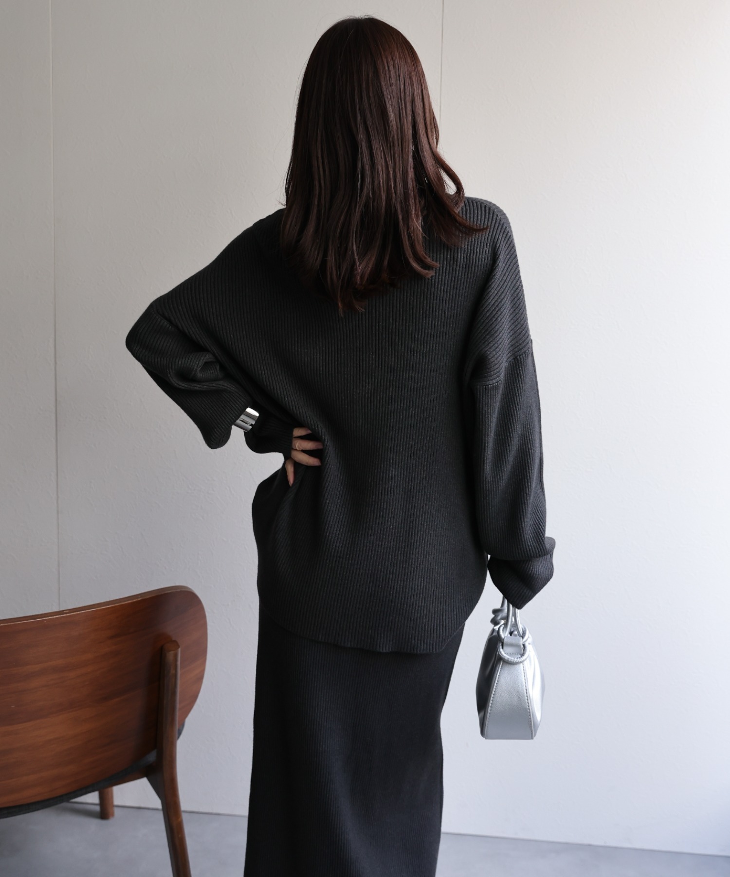 model：156cm 着用サイズ：FREE
