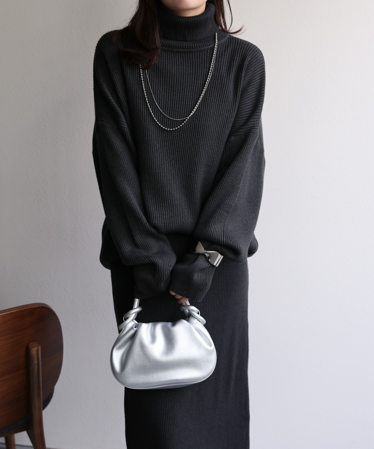 model：156cm 着用サイズ：FREE