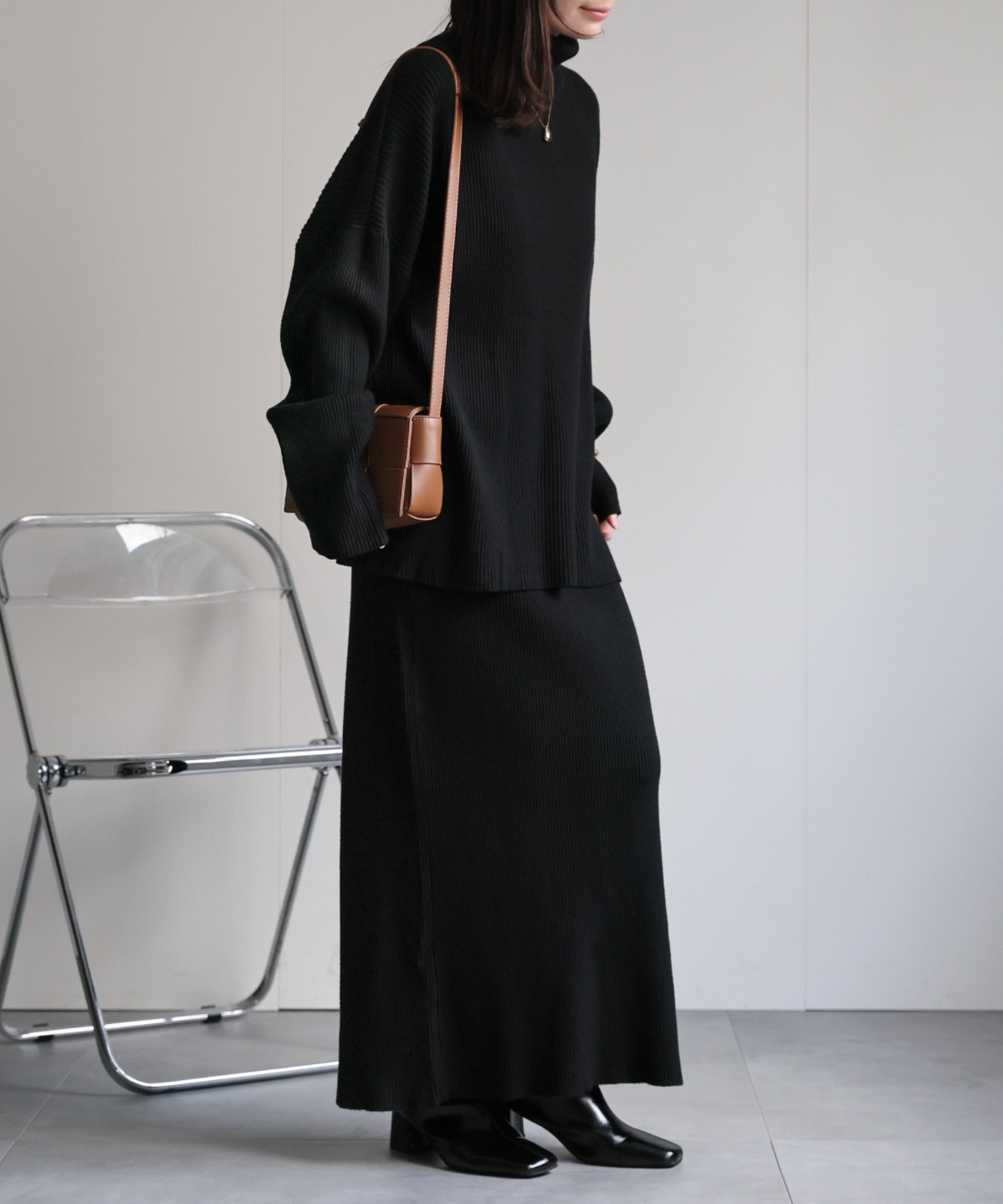 model：156cm 着用サイズ：FREE