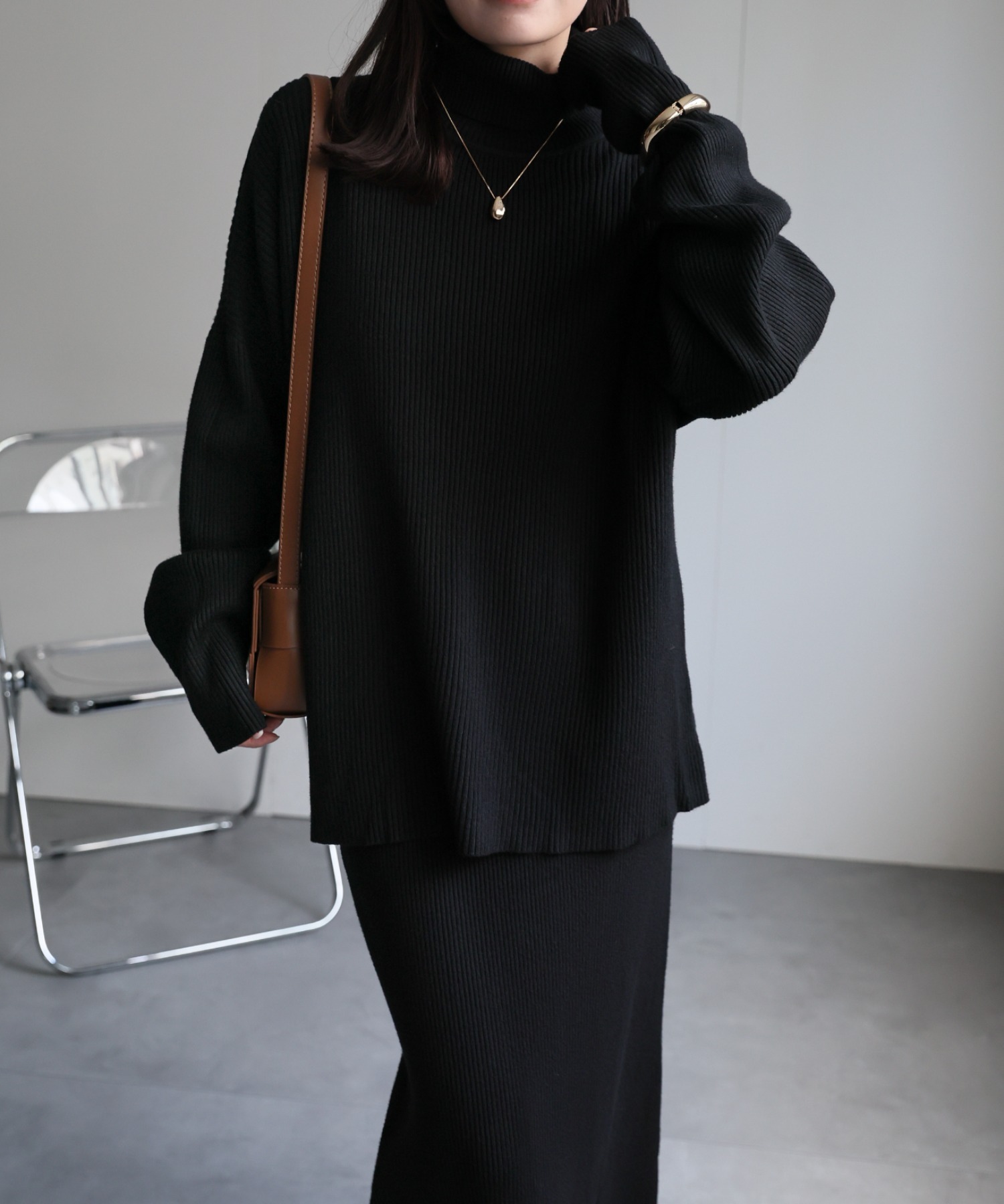 model：156cm 着用サイズ：FREE