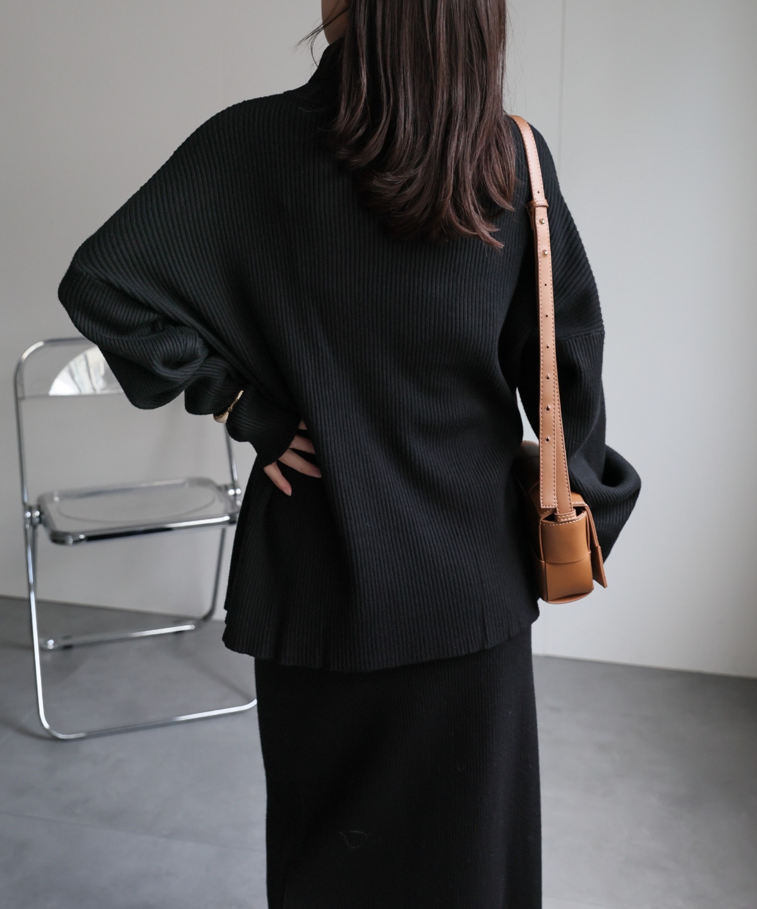 model：156cm 着用サイズ：FREE