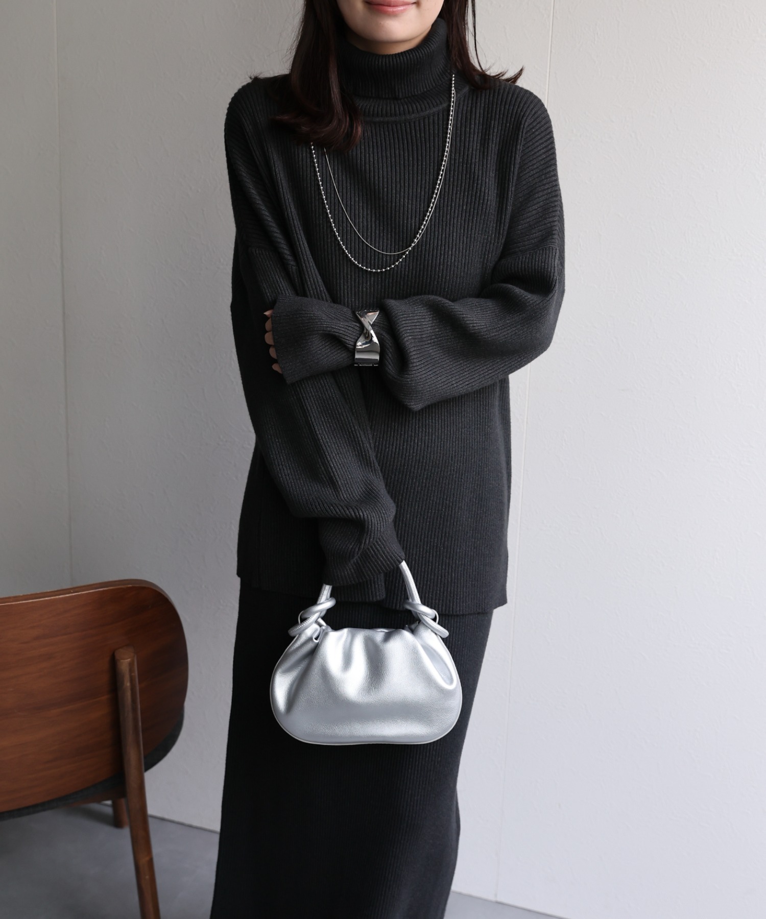 model：156cm 着用サイズ：FREE
