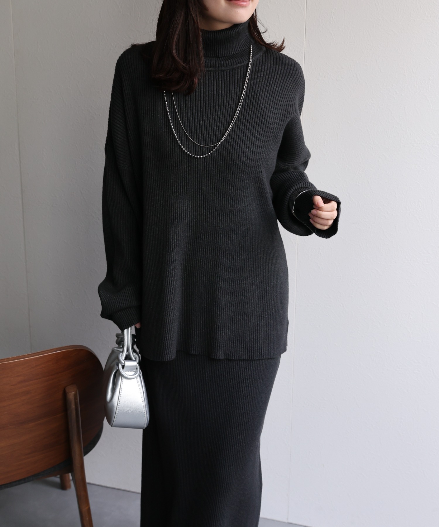 model：156cm 着用サイズ：FREE