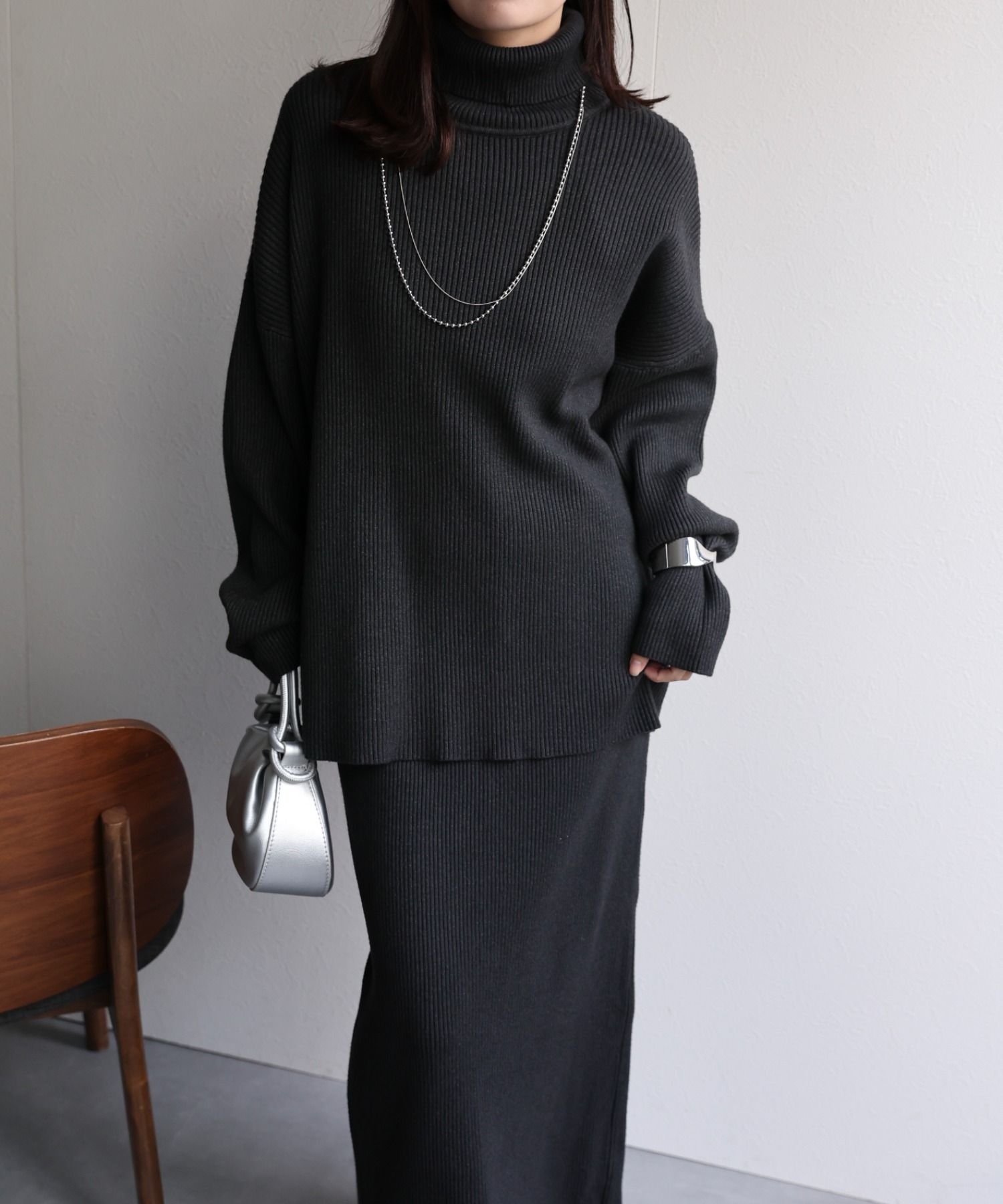 model：156cm 着用サイズ：FREE
