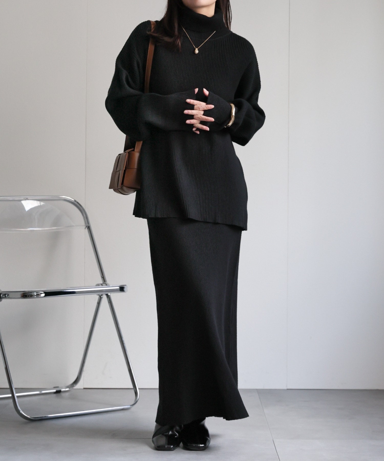 model：156cm 着用サイズ：FREE