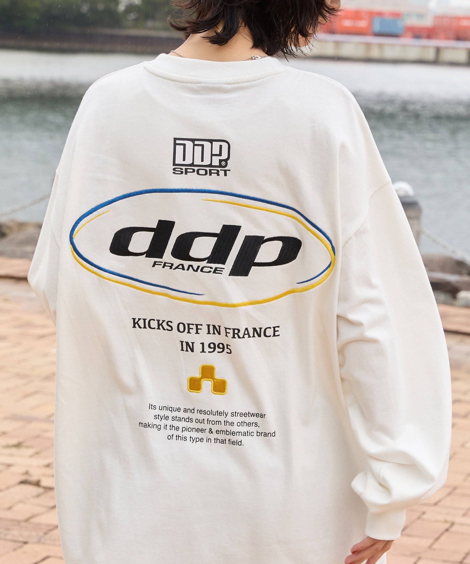 ddp/ディーディーピー 別注 サークルロゴ刺繍 ヘビーウェイト ビッグ 