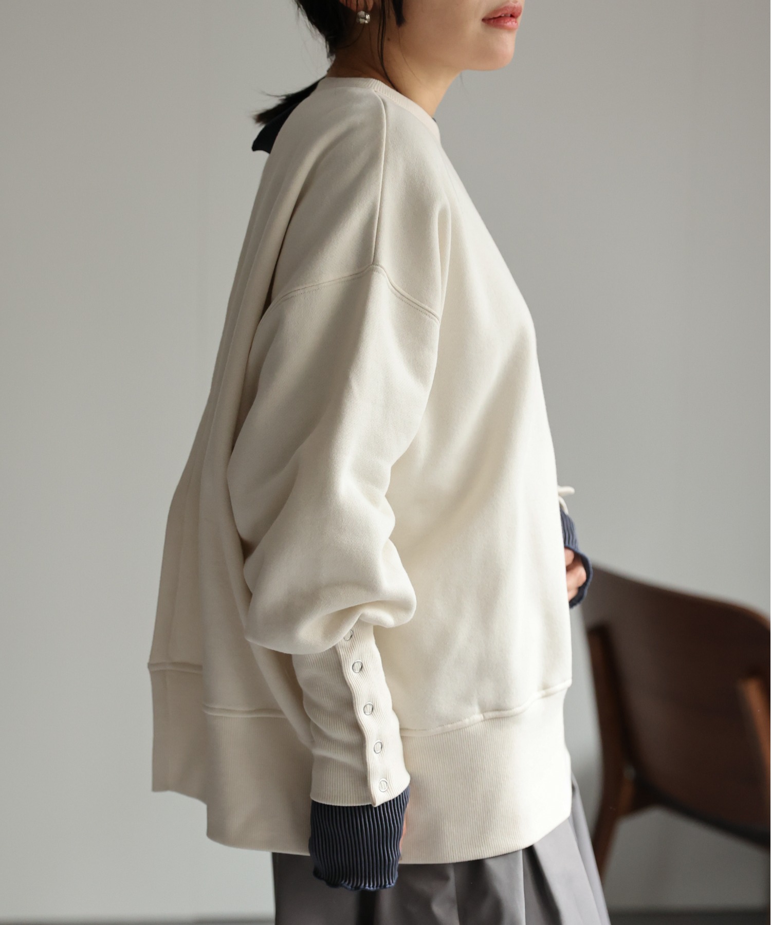 model:162㎝　着用サイズ:FREE