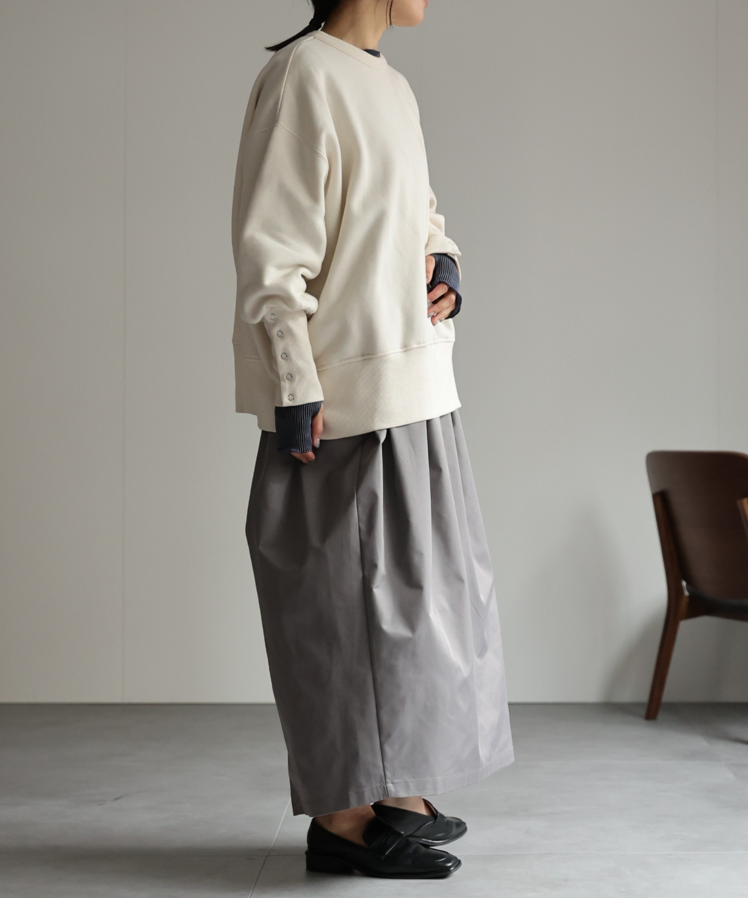 model:162㎝　着用サイズ:FREE