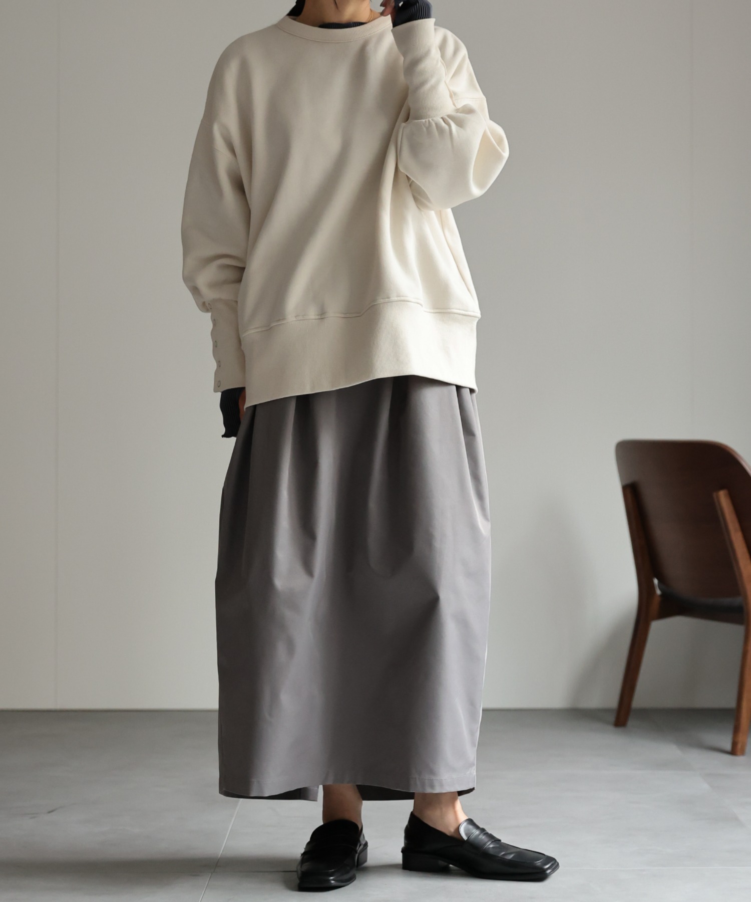 model:162㎝　着用サイズ:FREE