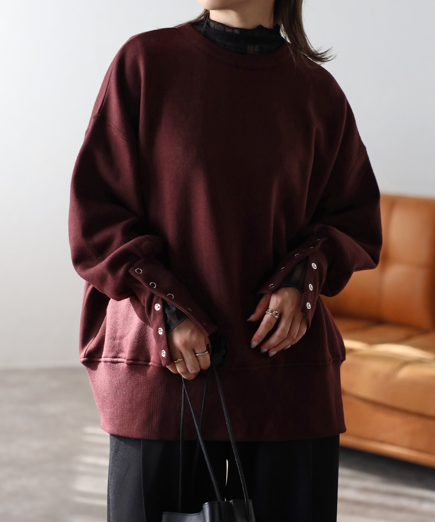 model:162㎝　着用サイズ:FREE