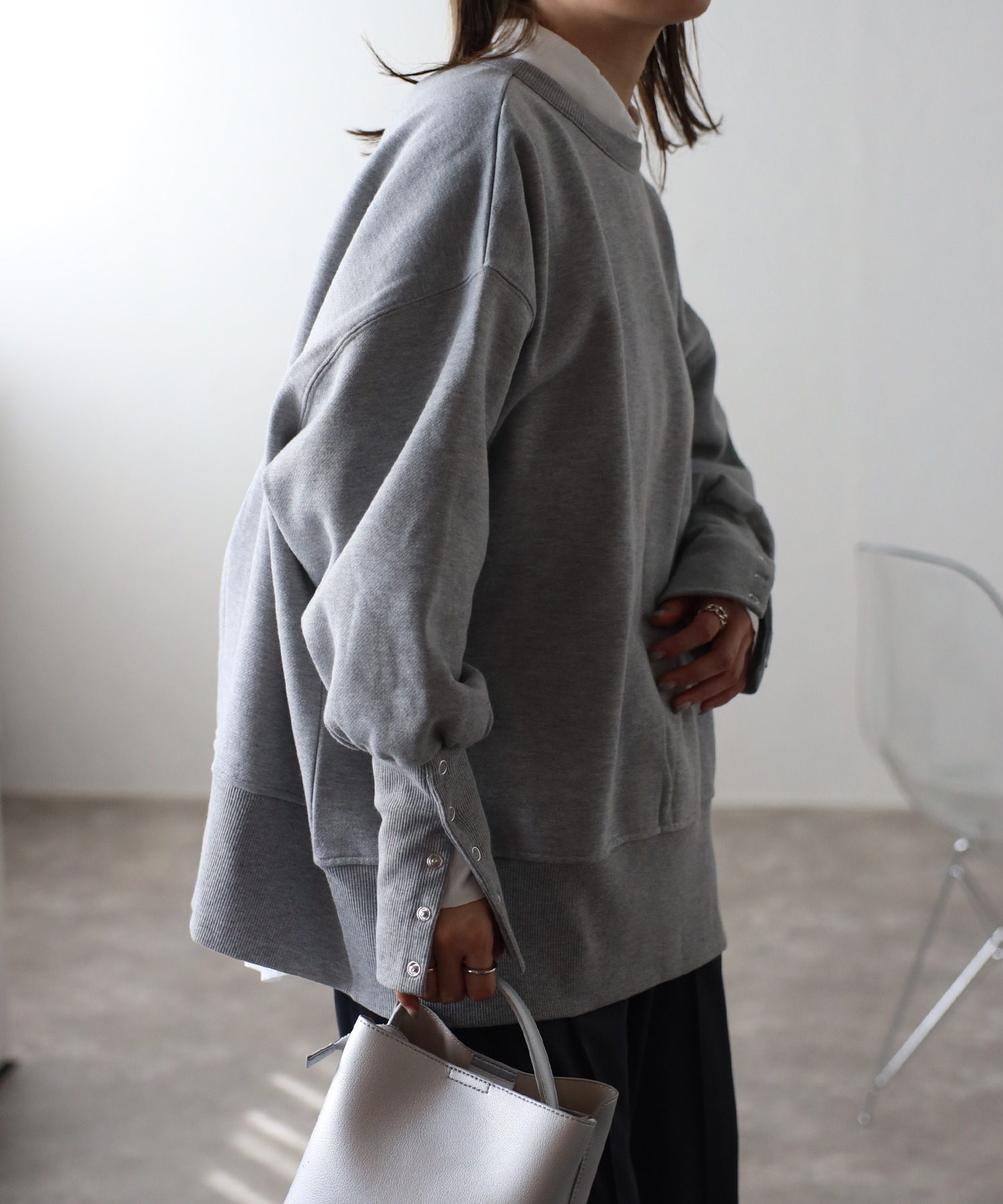 model:162㎝　着用サイズ:FREE