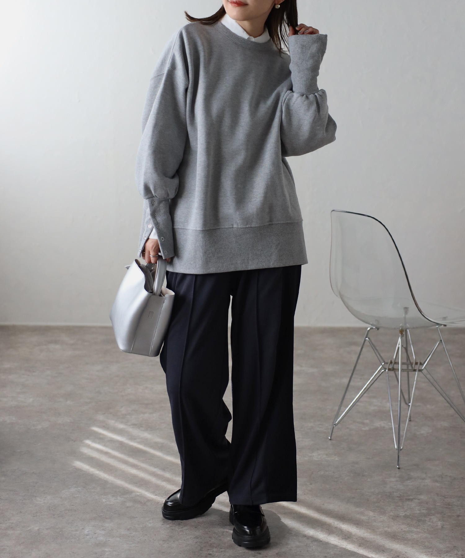 model:162㎝　着用サイズ:FREE