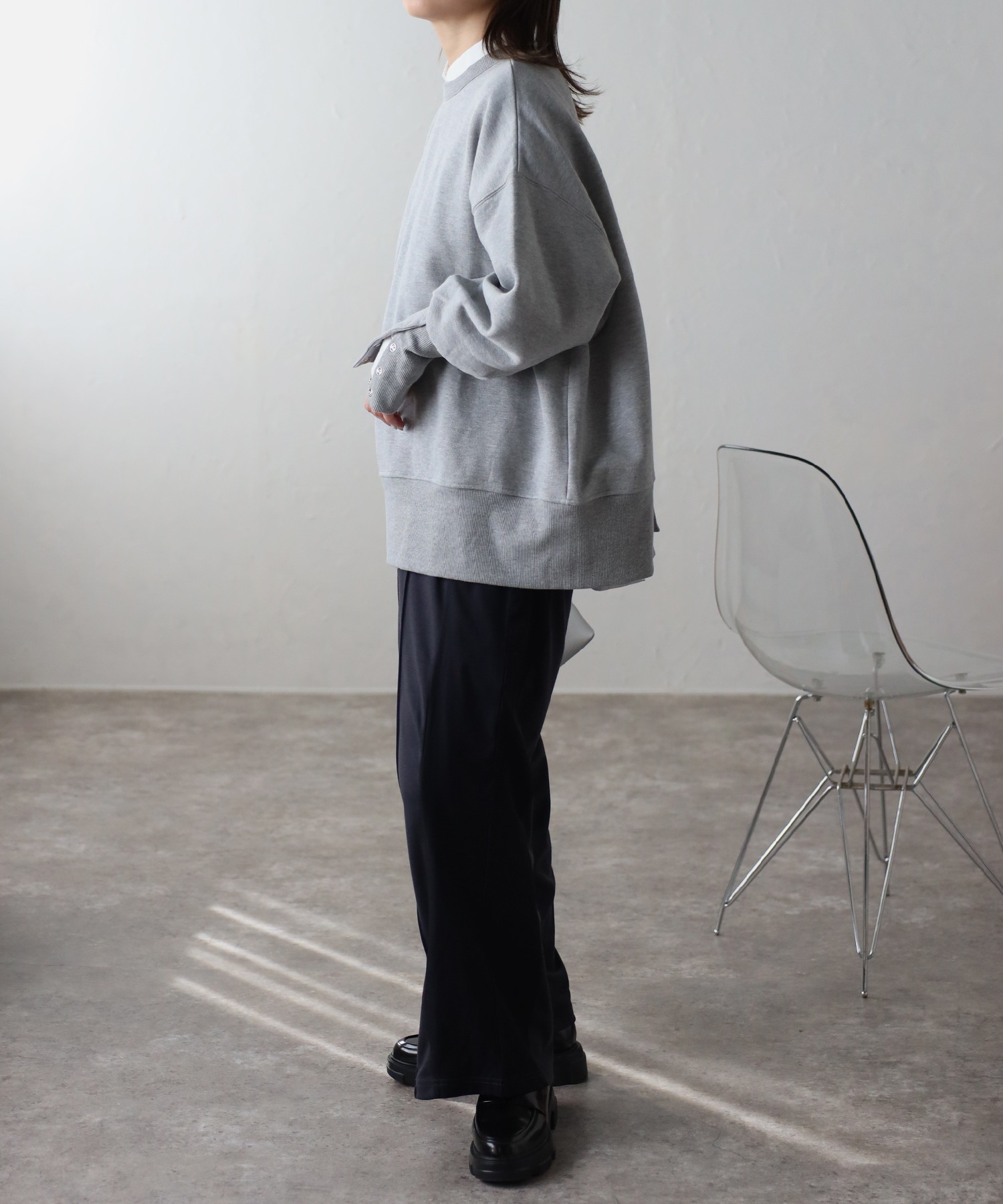 model:162㎝　着用サイズ:FREE