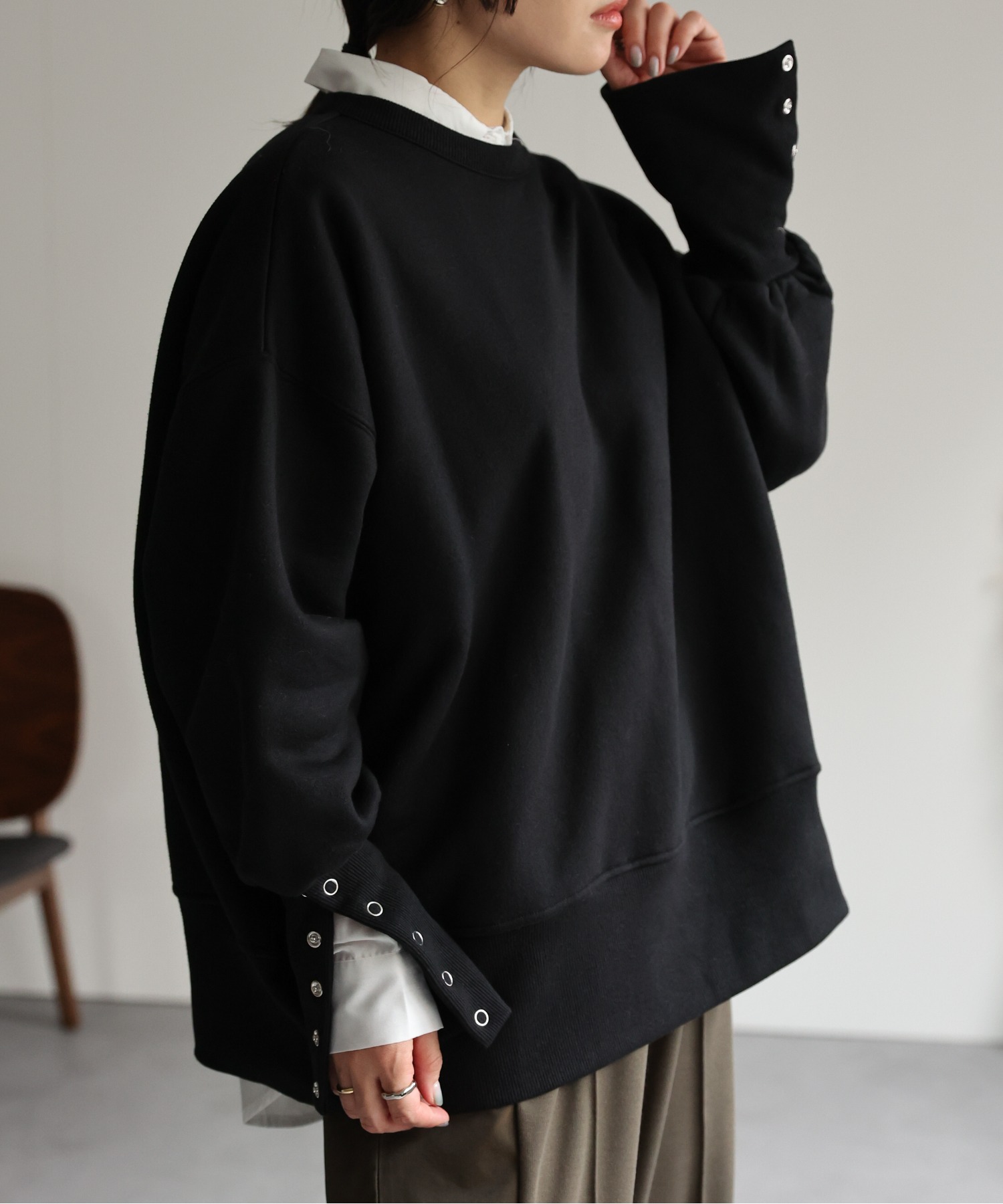 model:162㎝　着用サイズ:FREE