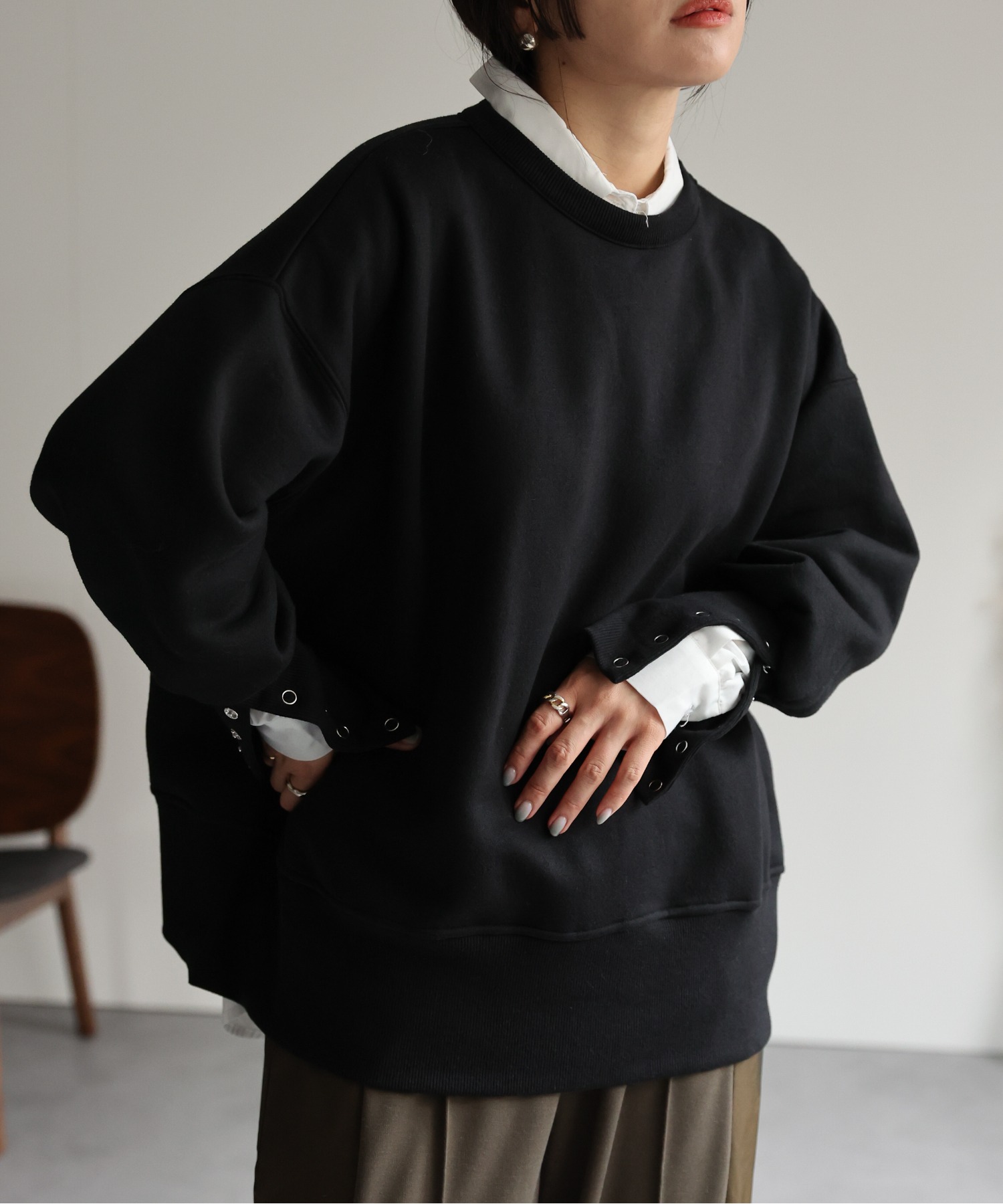 model:162㎝　着用サイズ:FREE