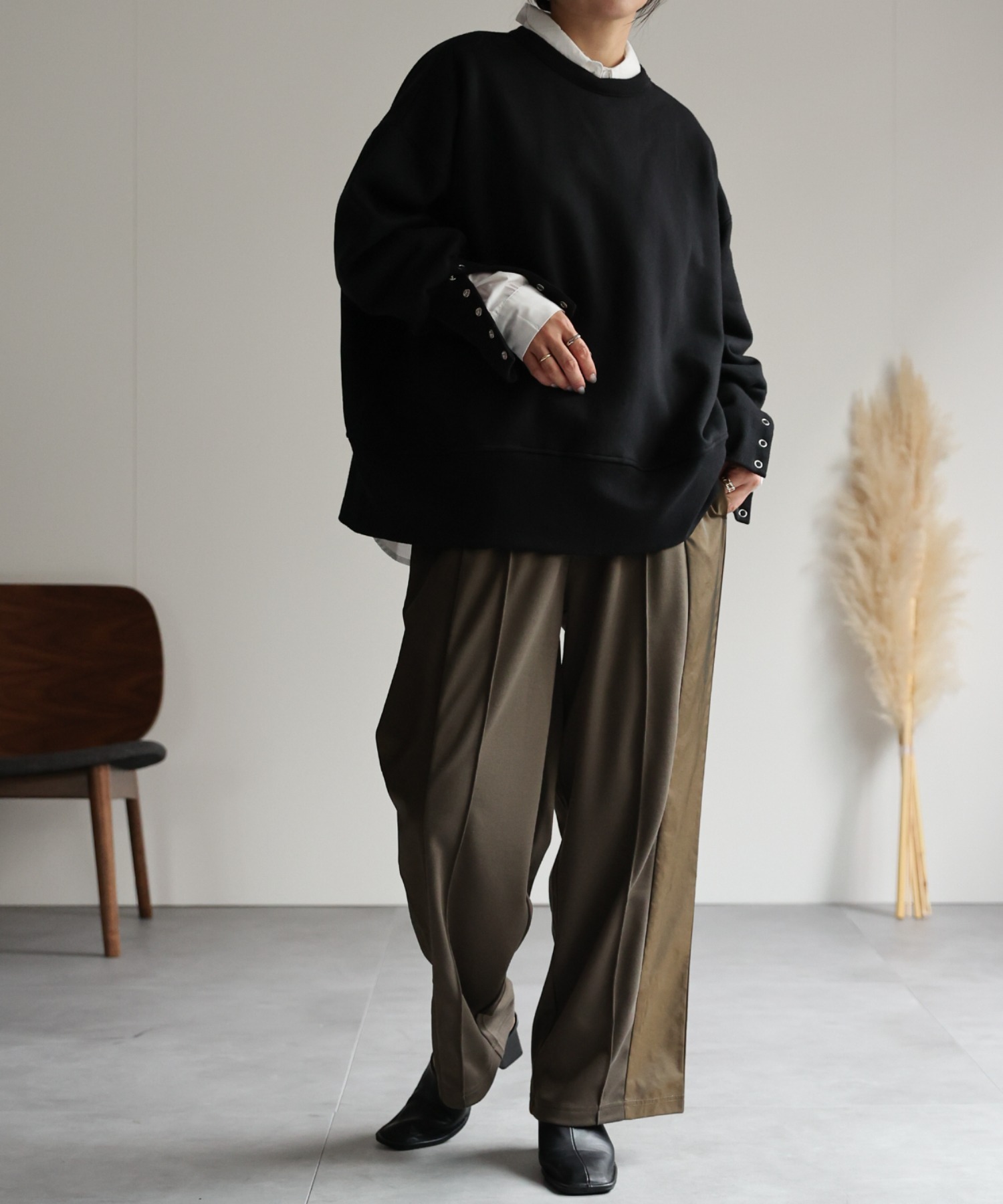 model:162㎝　着用サイズ:FREE