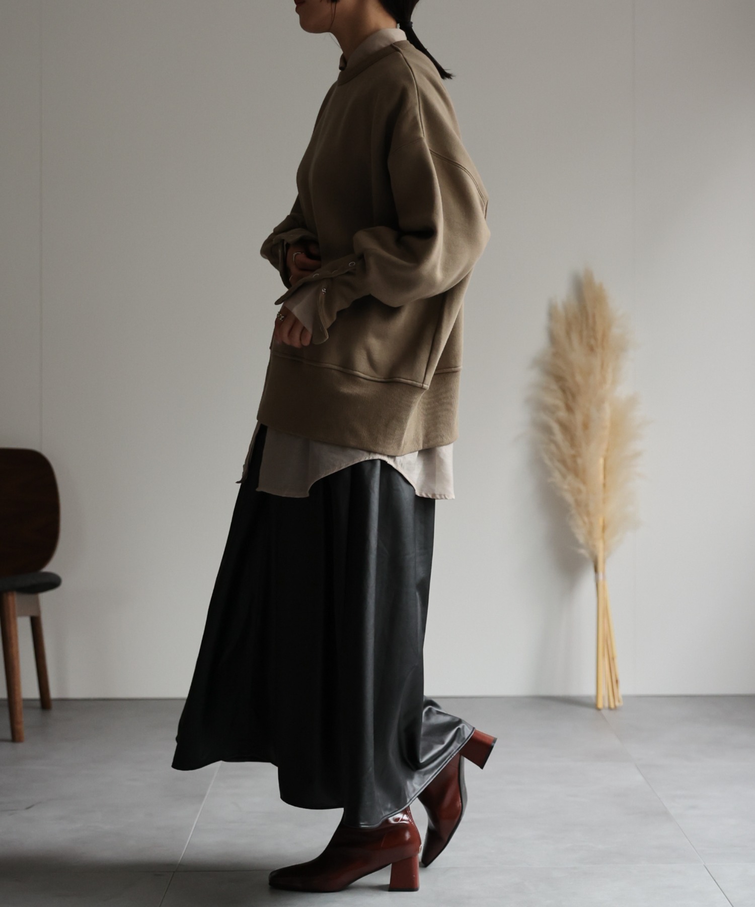 model:162㎝　着用サイズ:FREE
