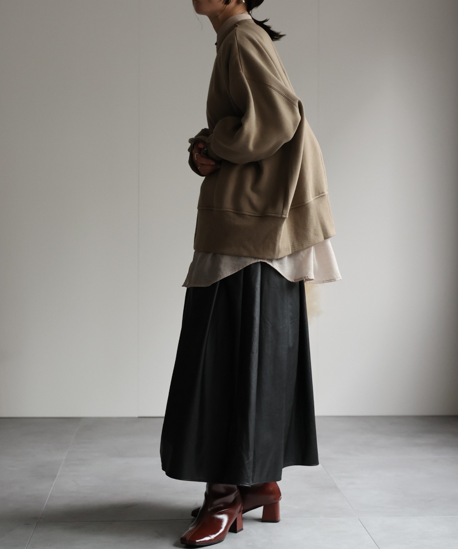 model:162㎝　着用サイズ:FREE
