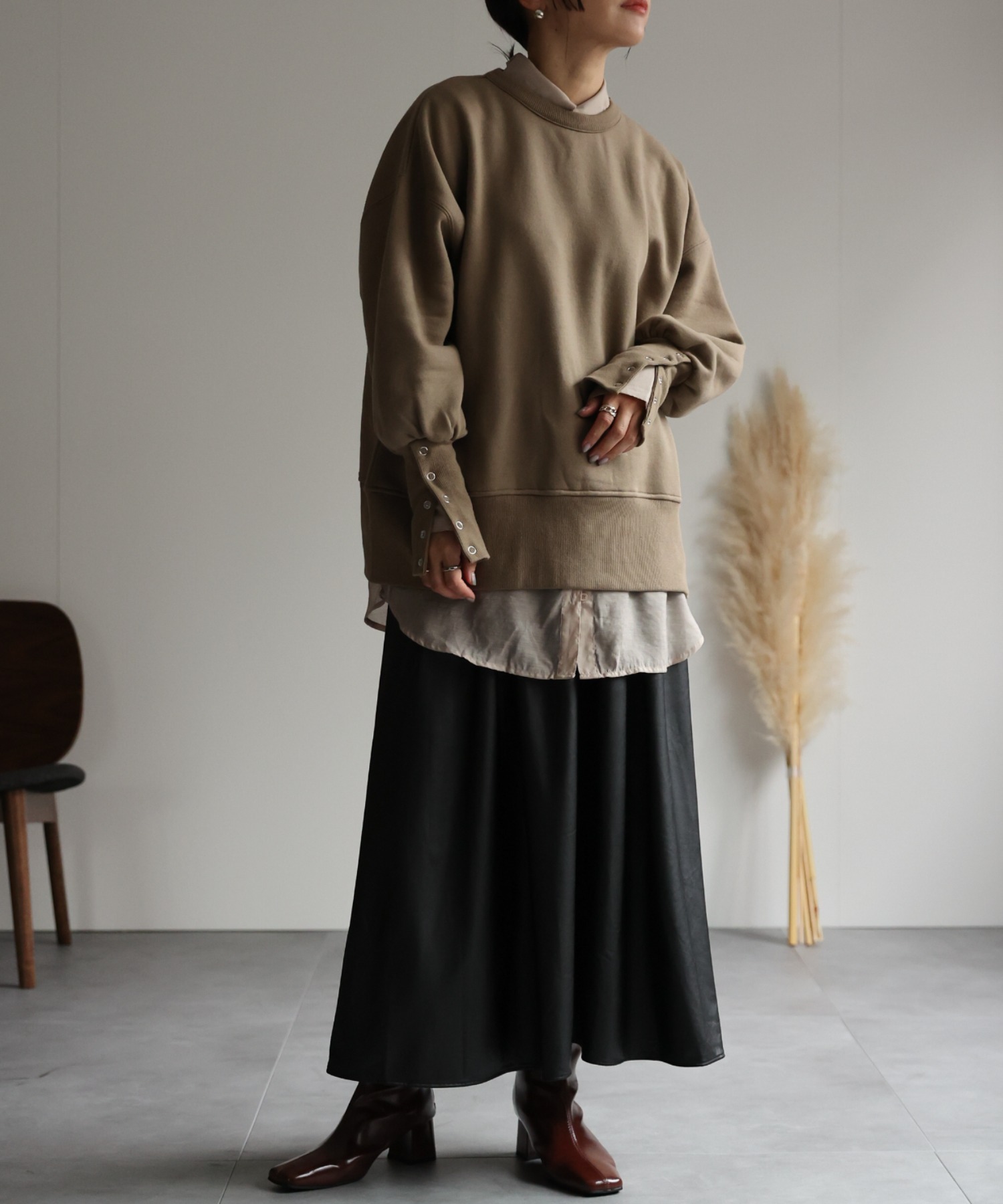 model:162㎝　着用サイズ:FREE