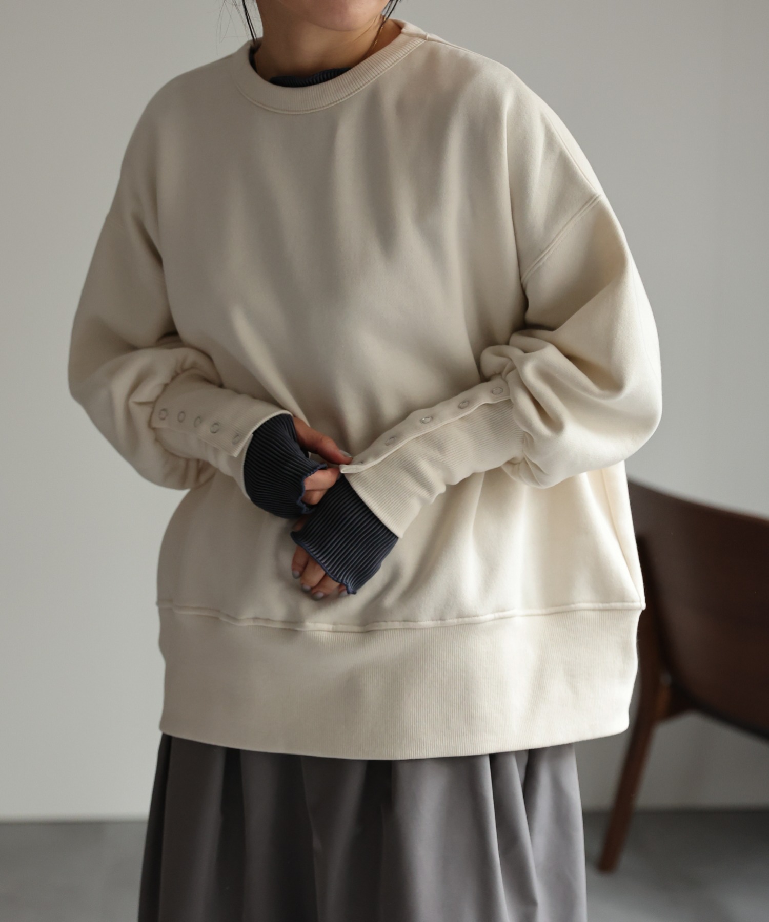 model:162㎝　着用サイズ:FREE