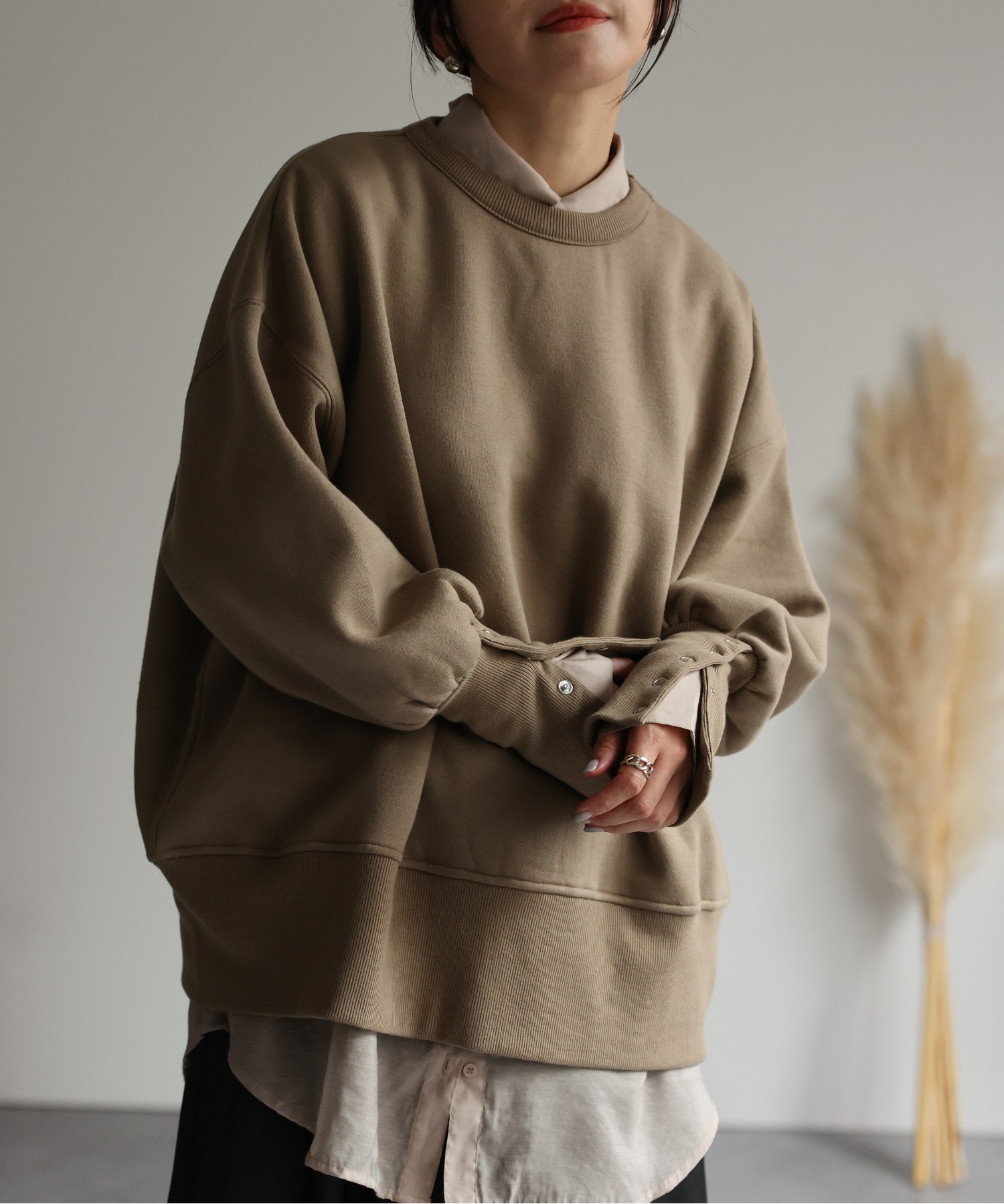 model:162㎝　着用サイズ:FREE