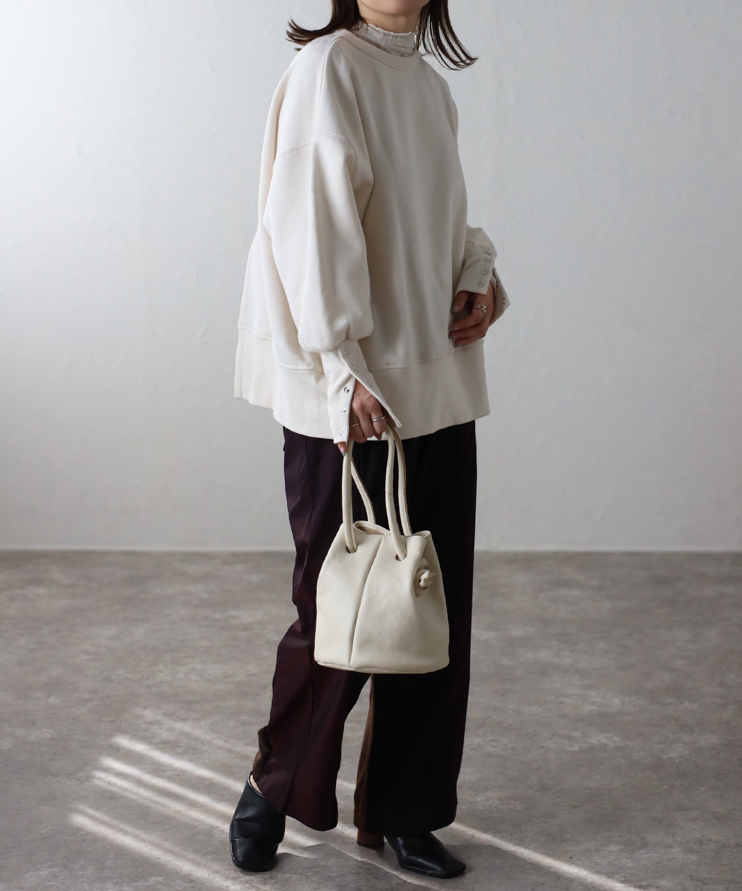 model:162㎝　着用サイズ:FREE