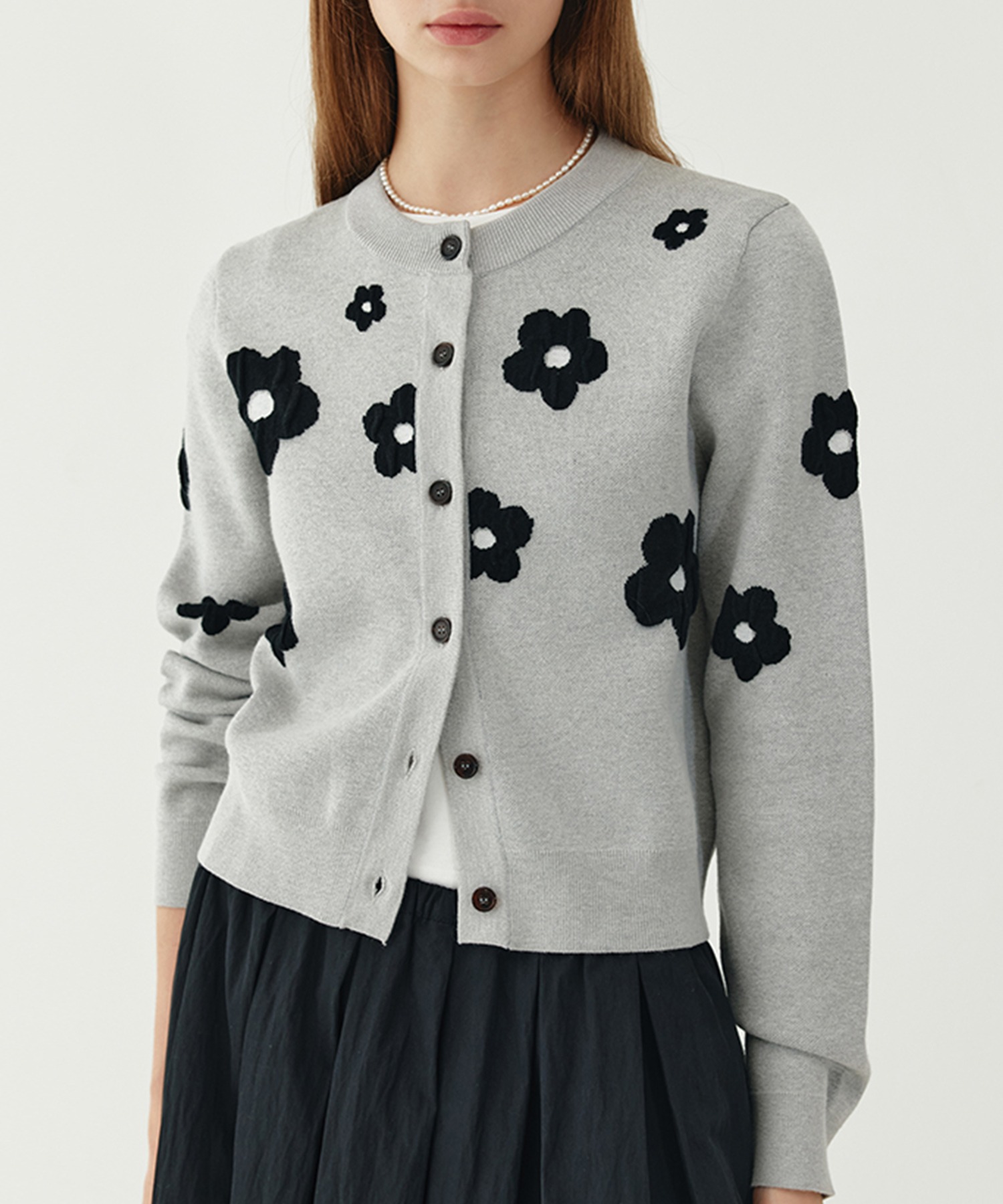 Re:room】LEOPARD JACQUARD BIG CARDIGAN［REK133］ | #Re:room