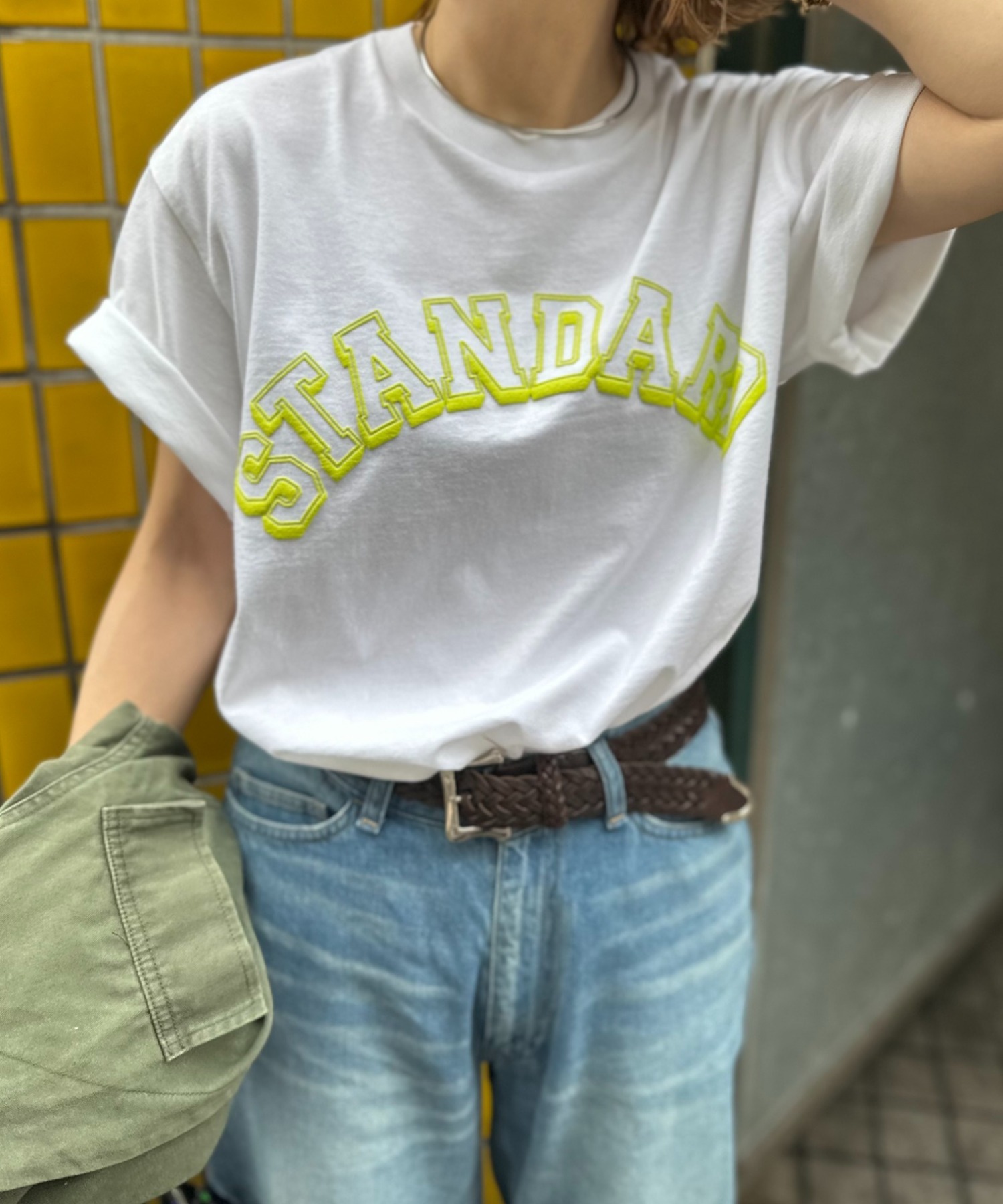 ホワイト
model:154cm 着用サイズ:Mサイズ