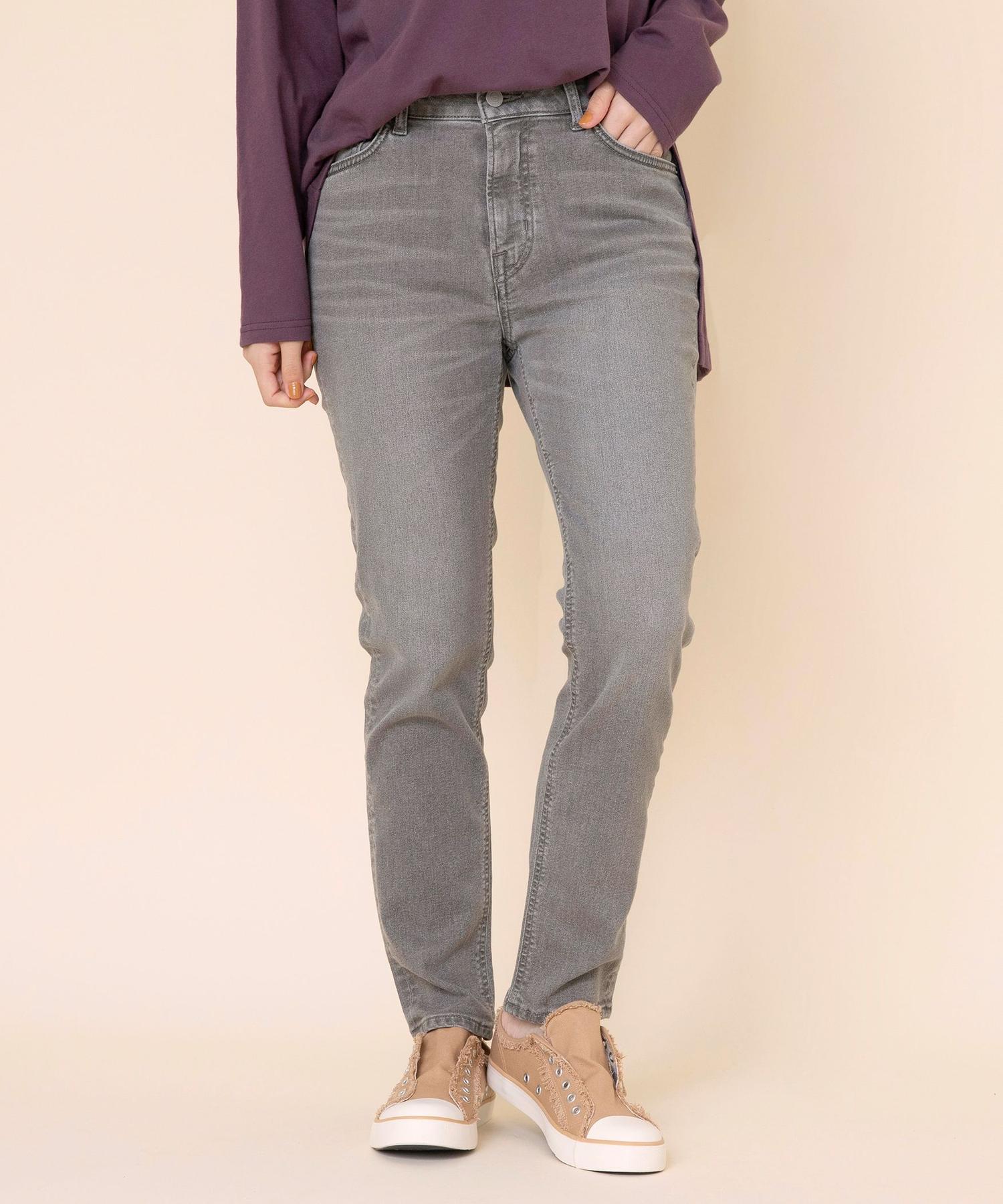 Web限定サイズ Xs Xl ストレッチデニムスリムパンツグレー レディース Women Coen コーエン 公式ファッション通販