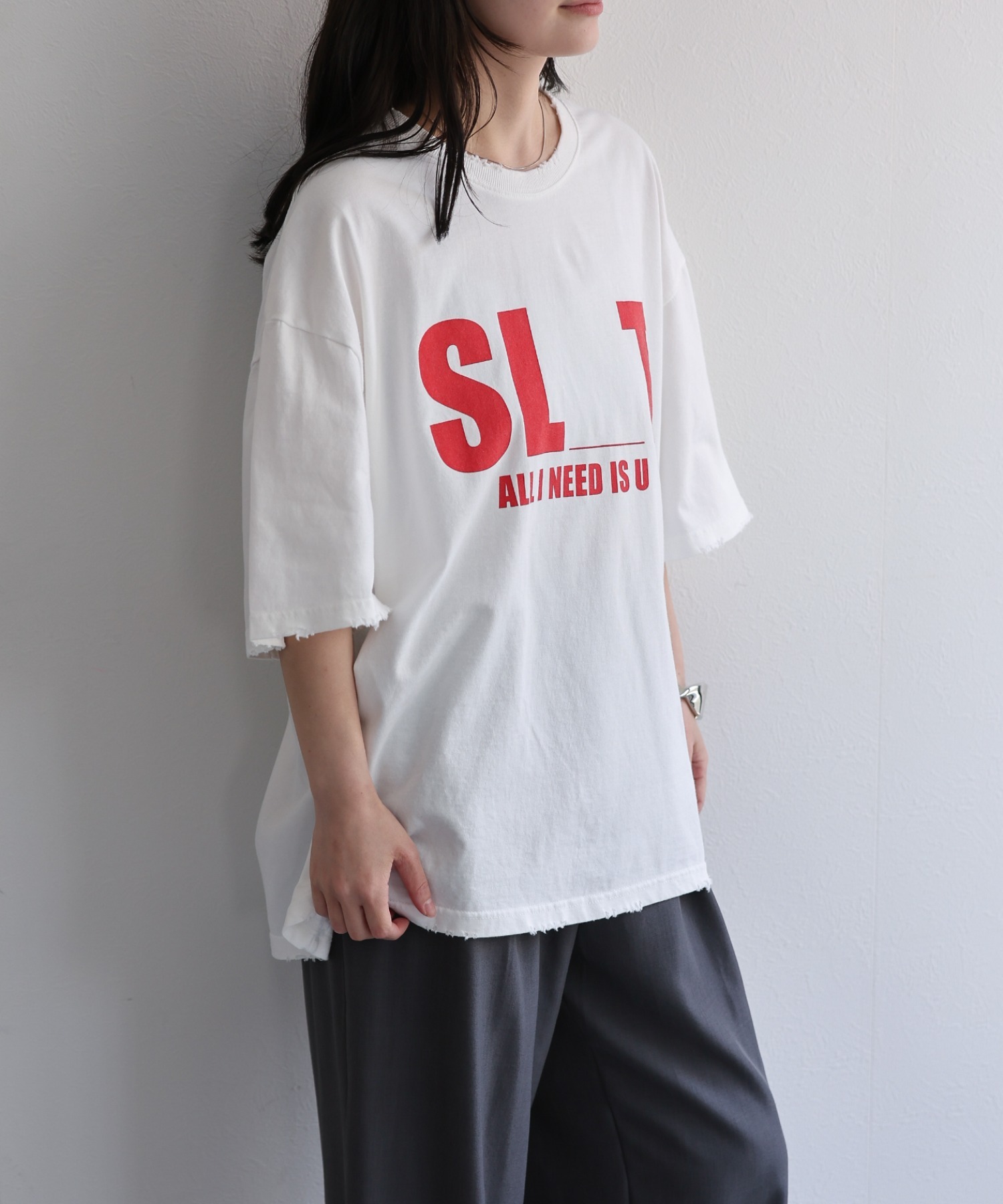 model：156cm 着用サイズ：FREE